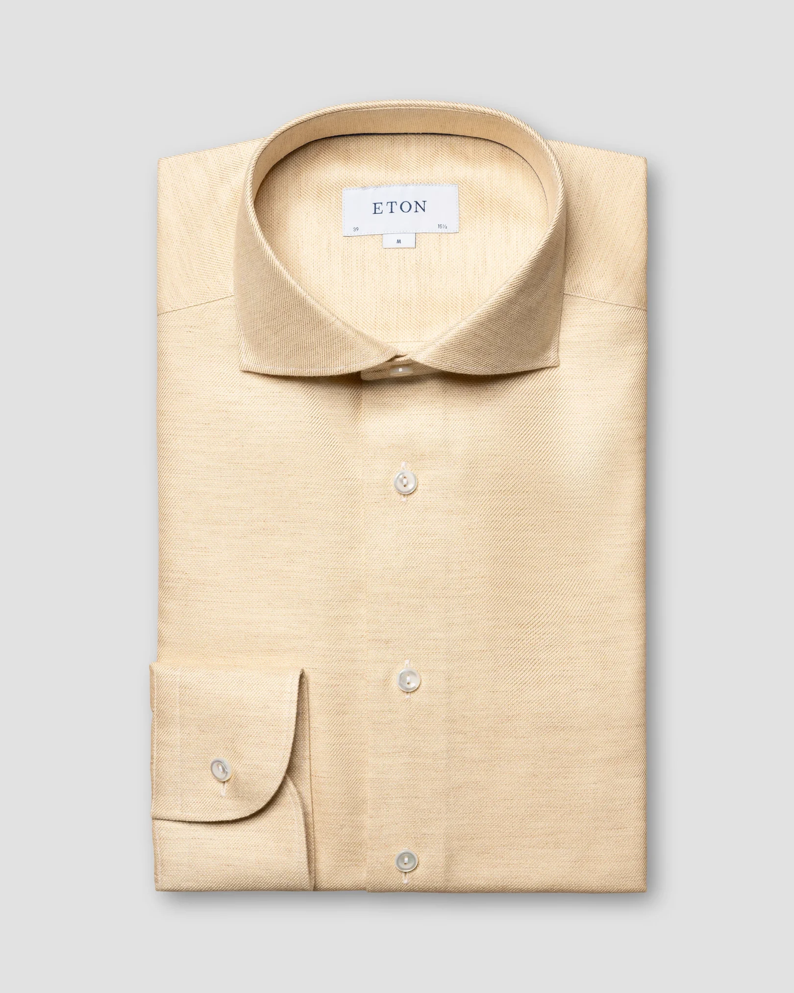 Eton - yellow herringbone