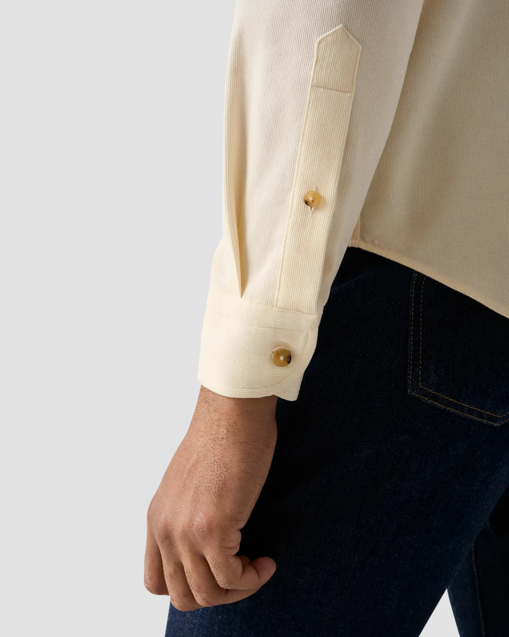 Eton - Chemise en velours côtelé