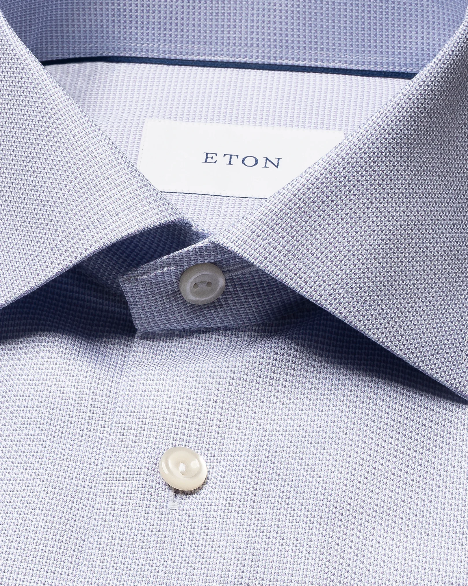 Eton - light purple semi solid dobby shirt 263