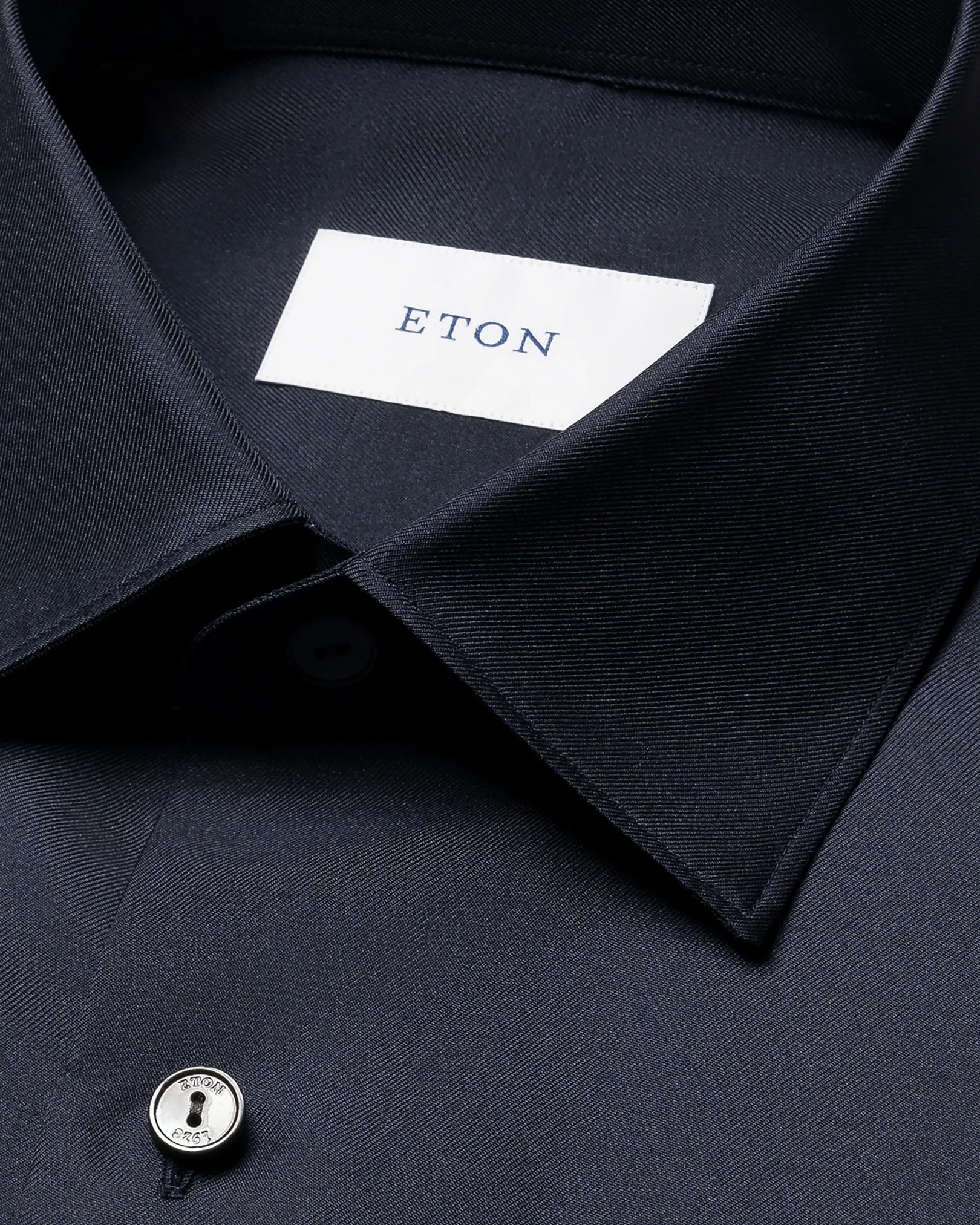 Eton - motif print silk shirt