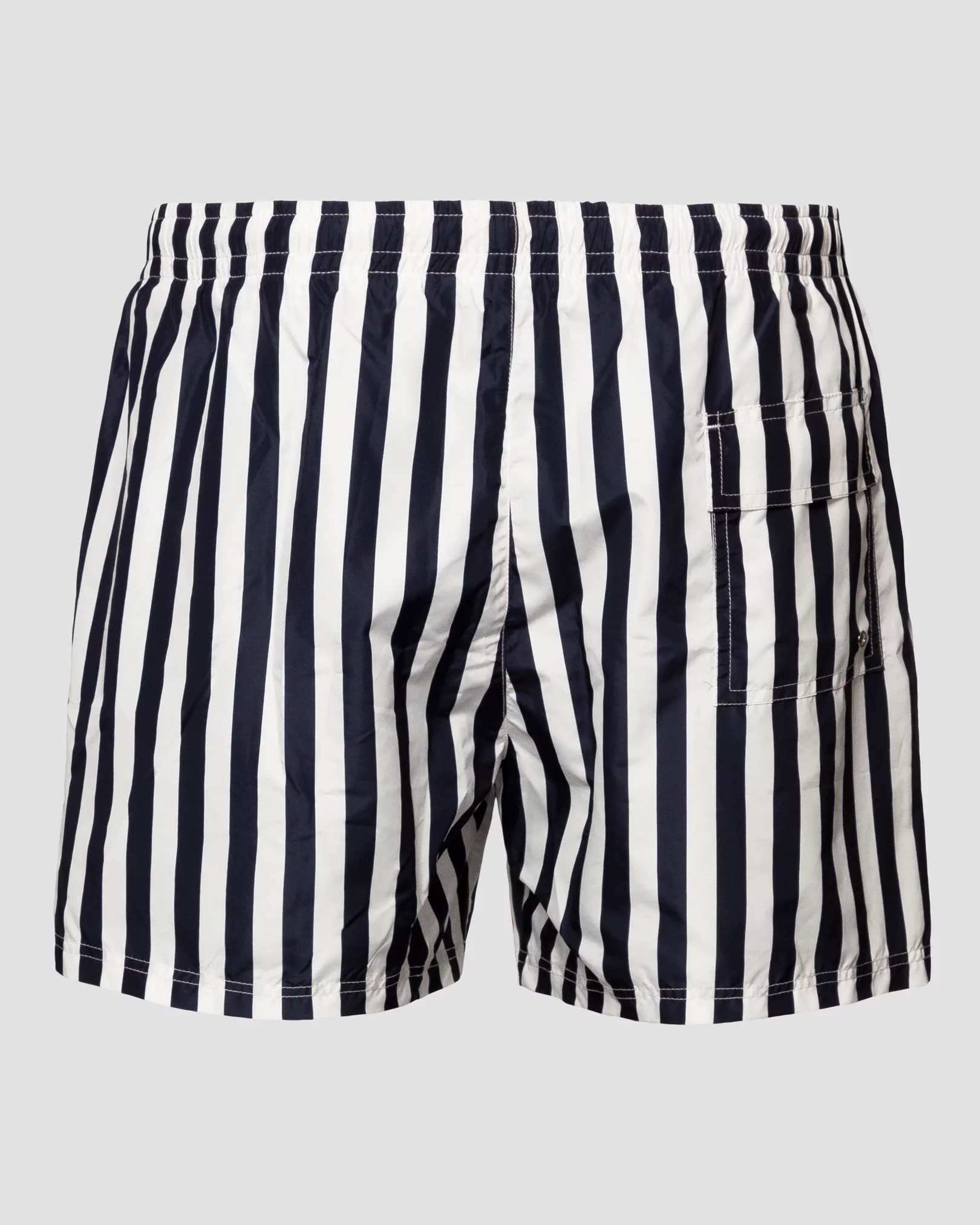 Eton - bengal stripe navy swim trunks