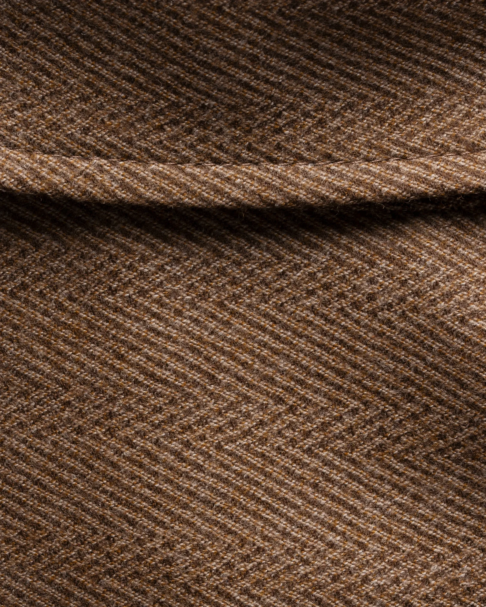 Eton - beige wool structure four pocket overshirt