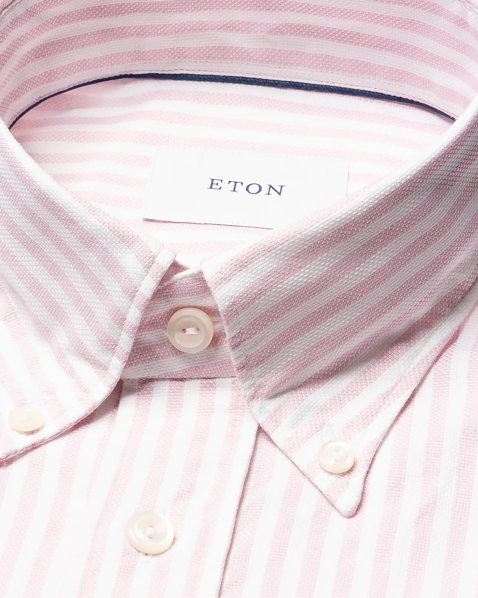 Eton - eton shirts striped royal oxford shirt