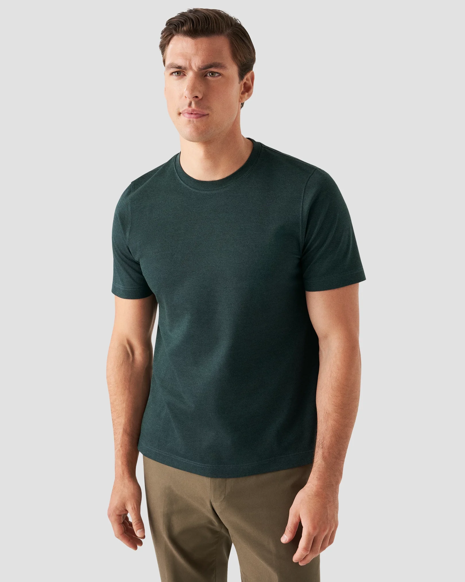 Eton - dark green t shirt