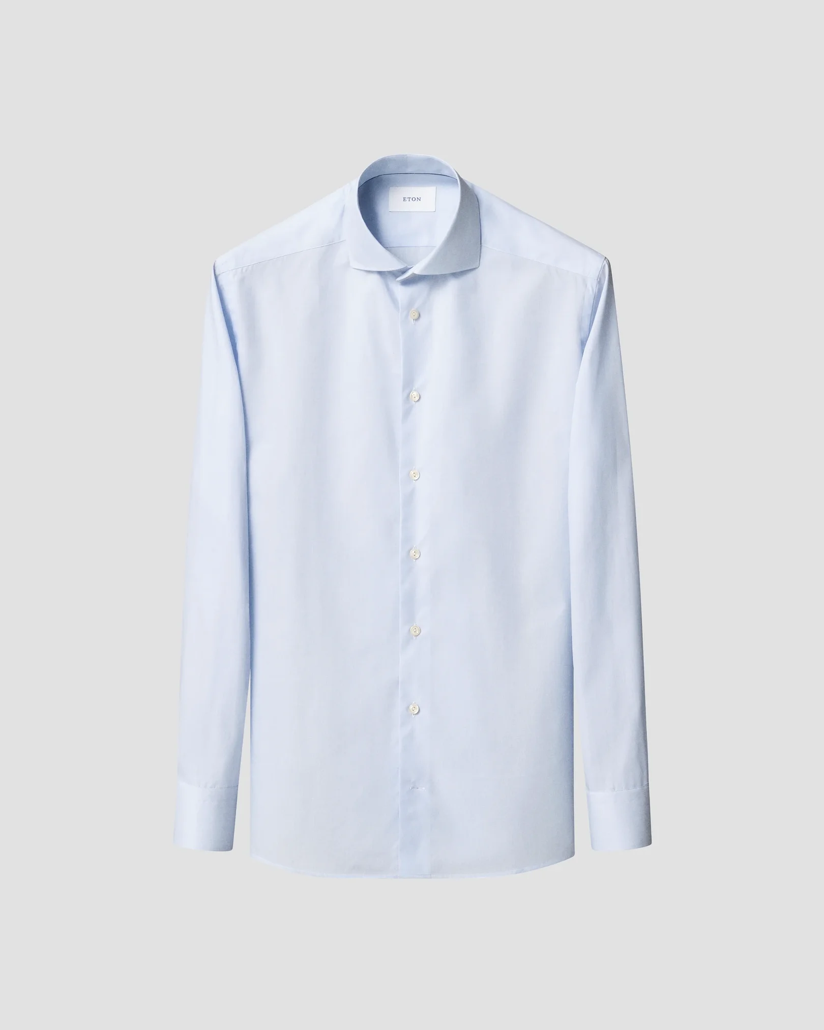 Eton - light blue end on end breeze poplin shirt