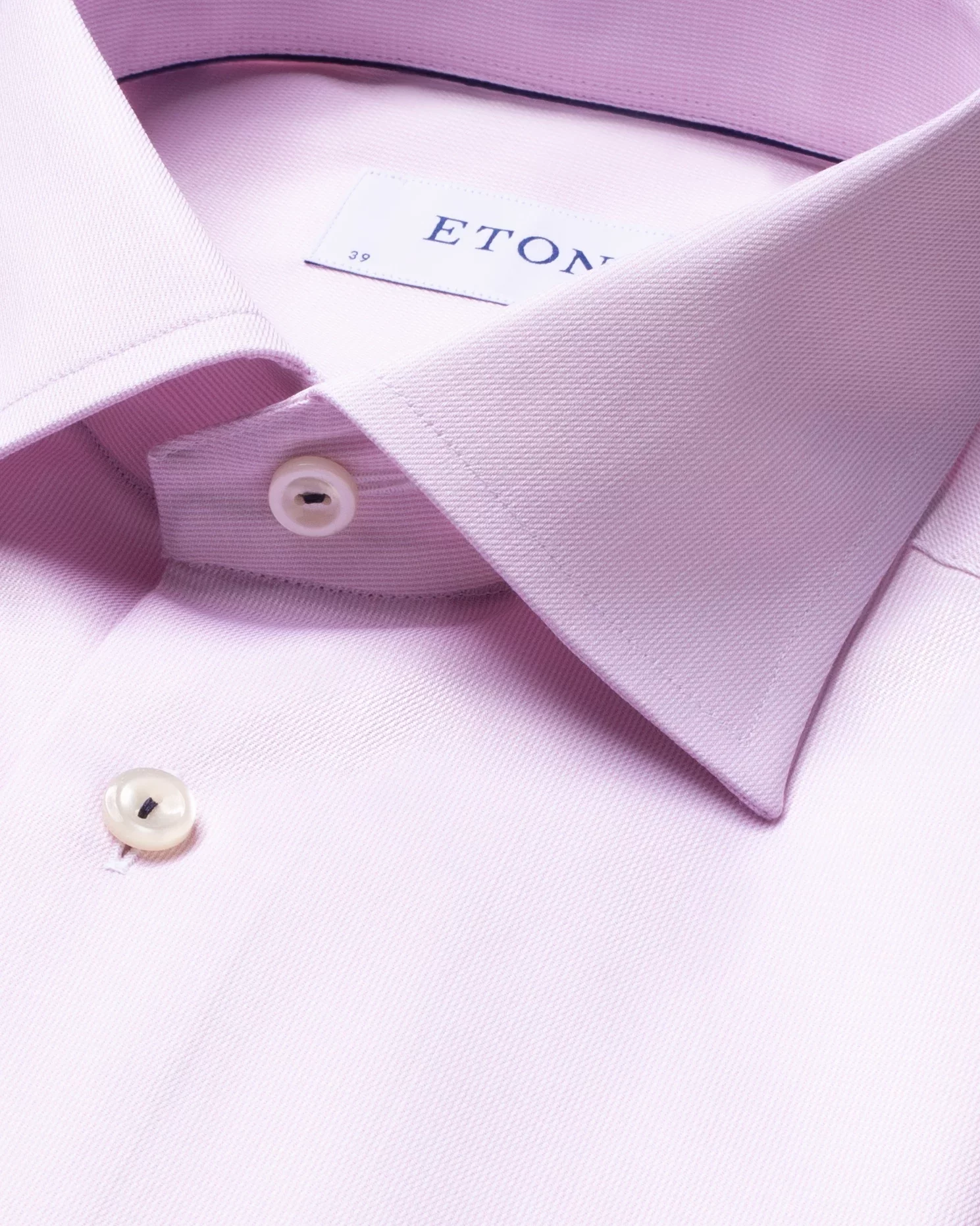 Eton - pink royal twill shirt
