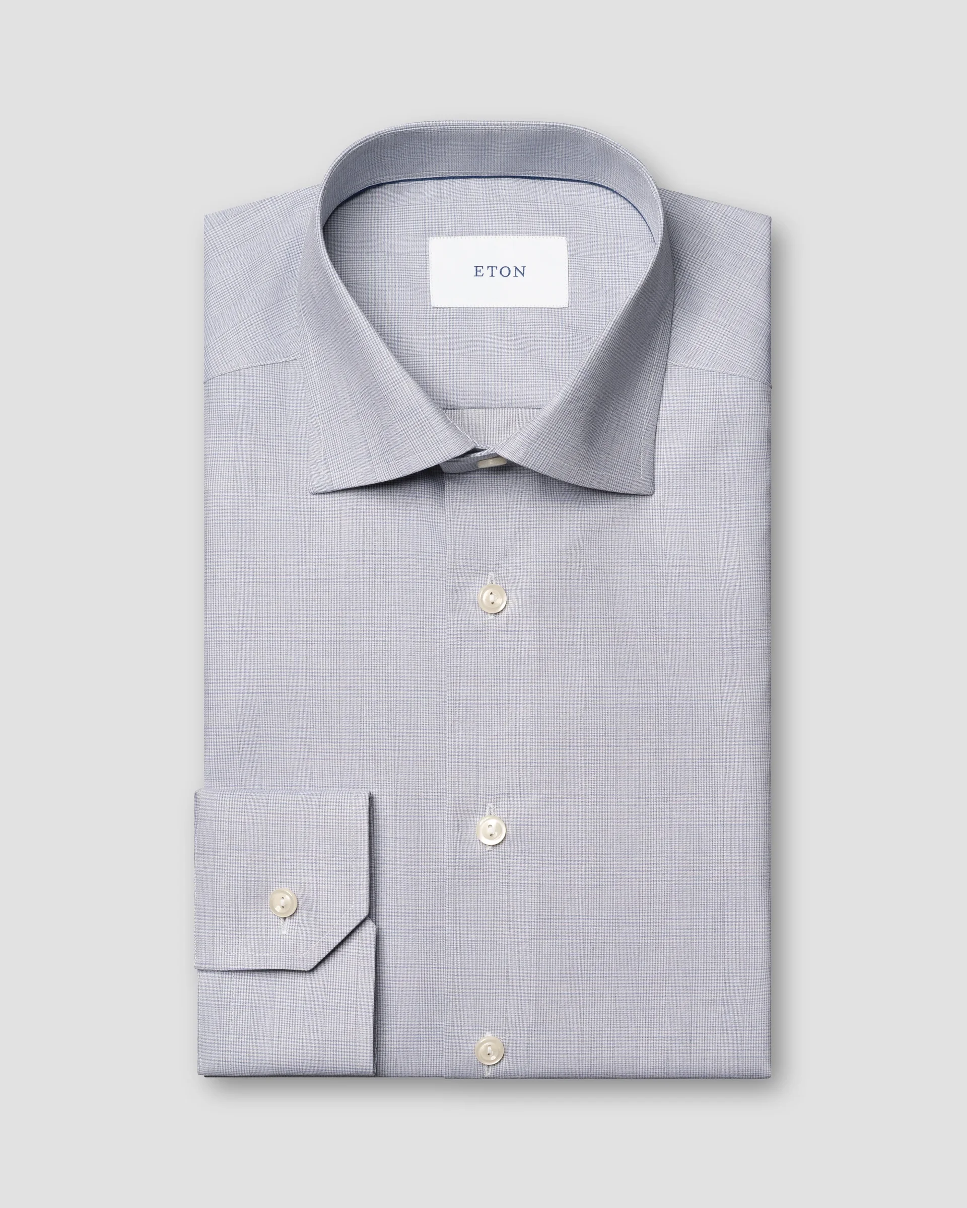 Eton Rutig Skjorta Fine Twill | Slim fit | Storlek  41