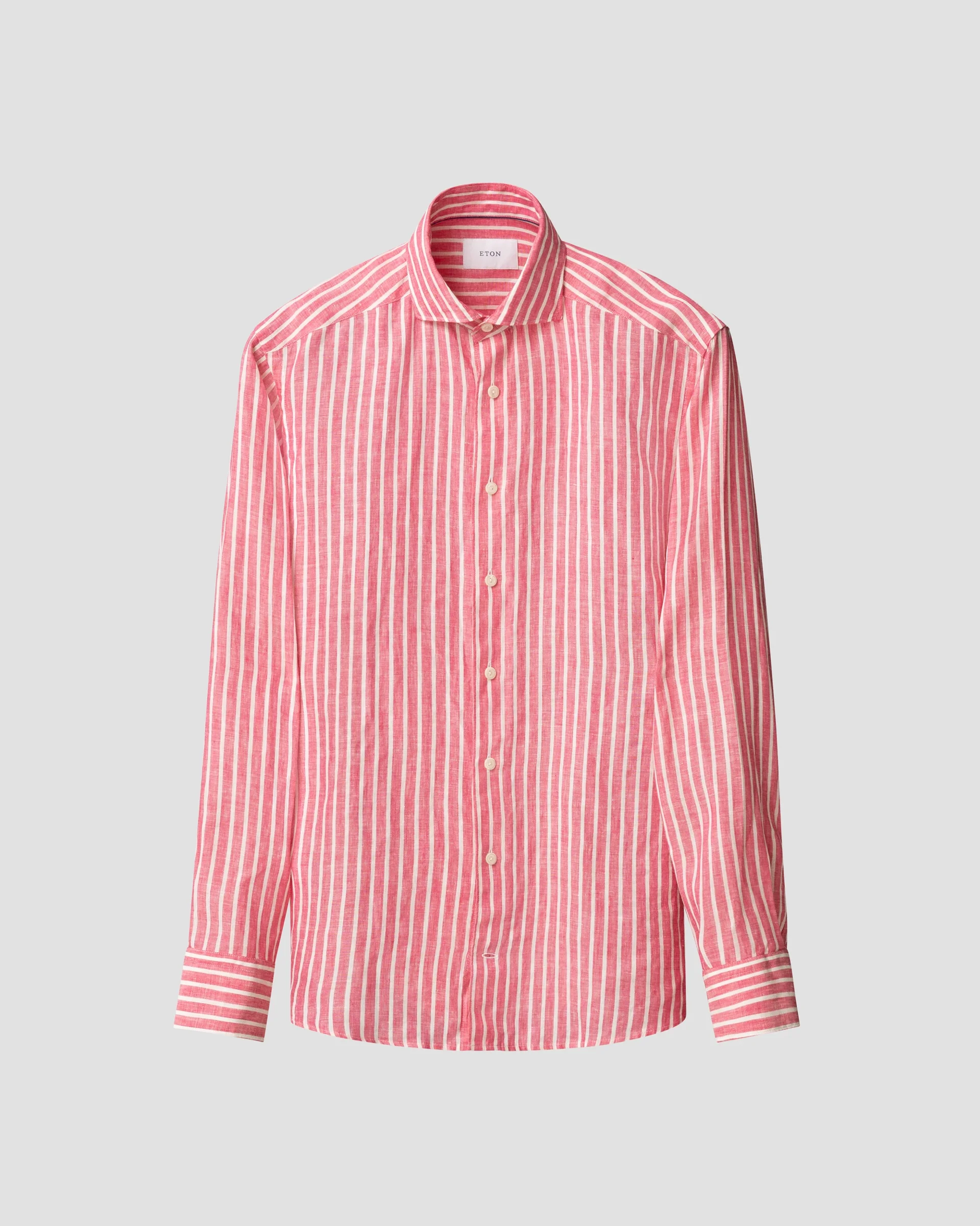 Eton Randig Linneskjorta | Slim fit | Storlek  39