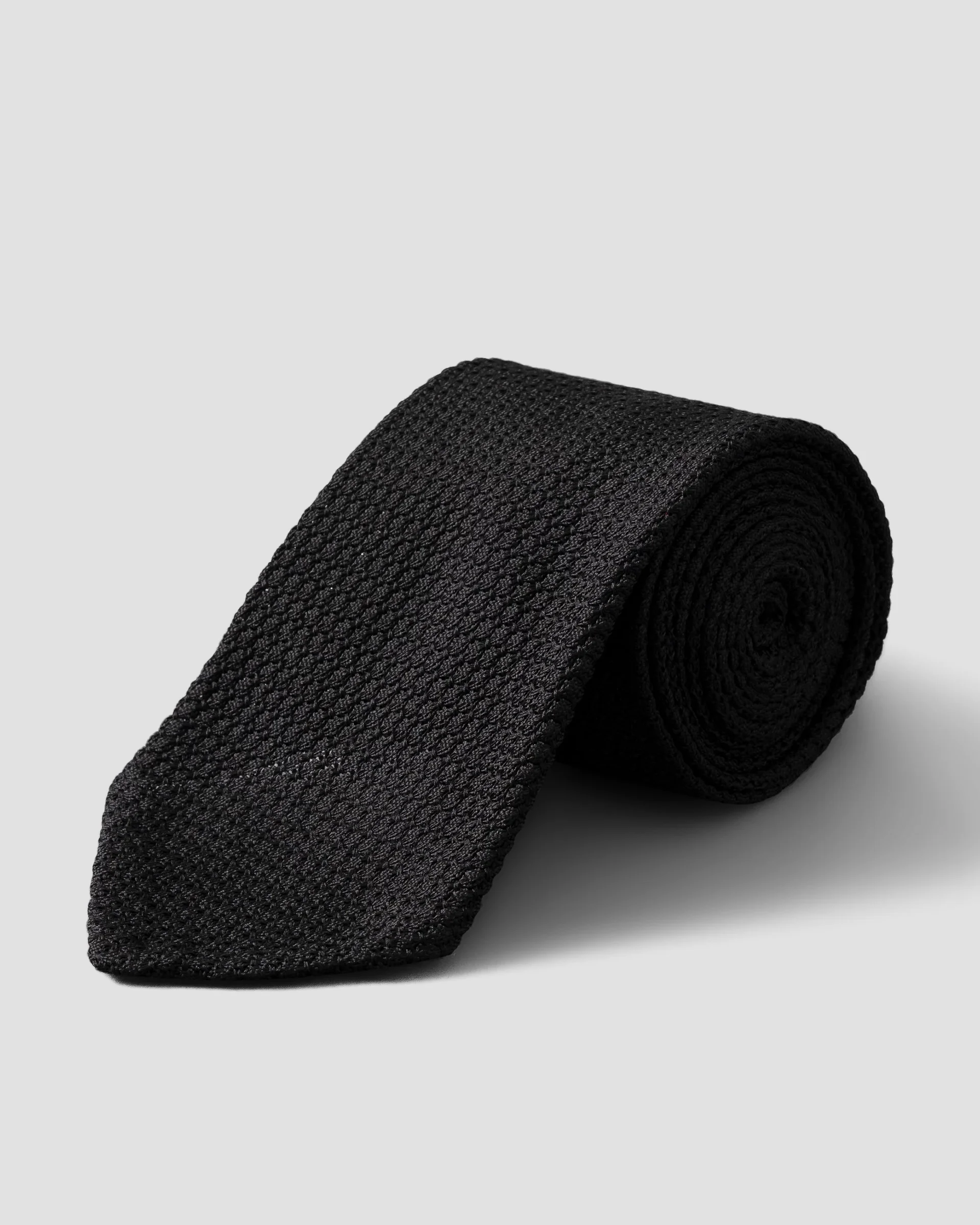 Eton Black Grenadine Tie