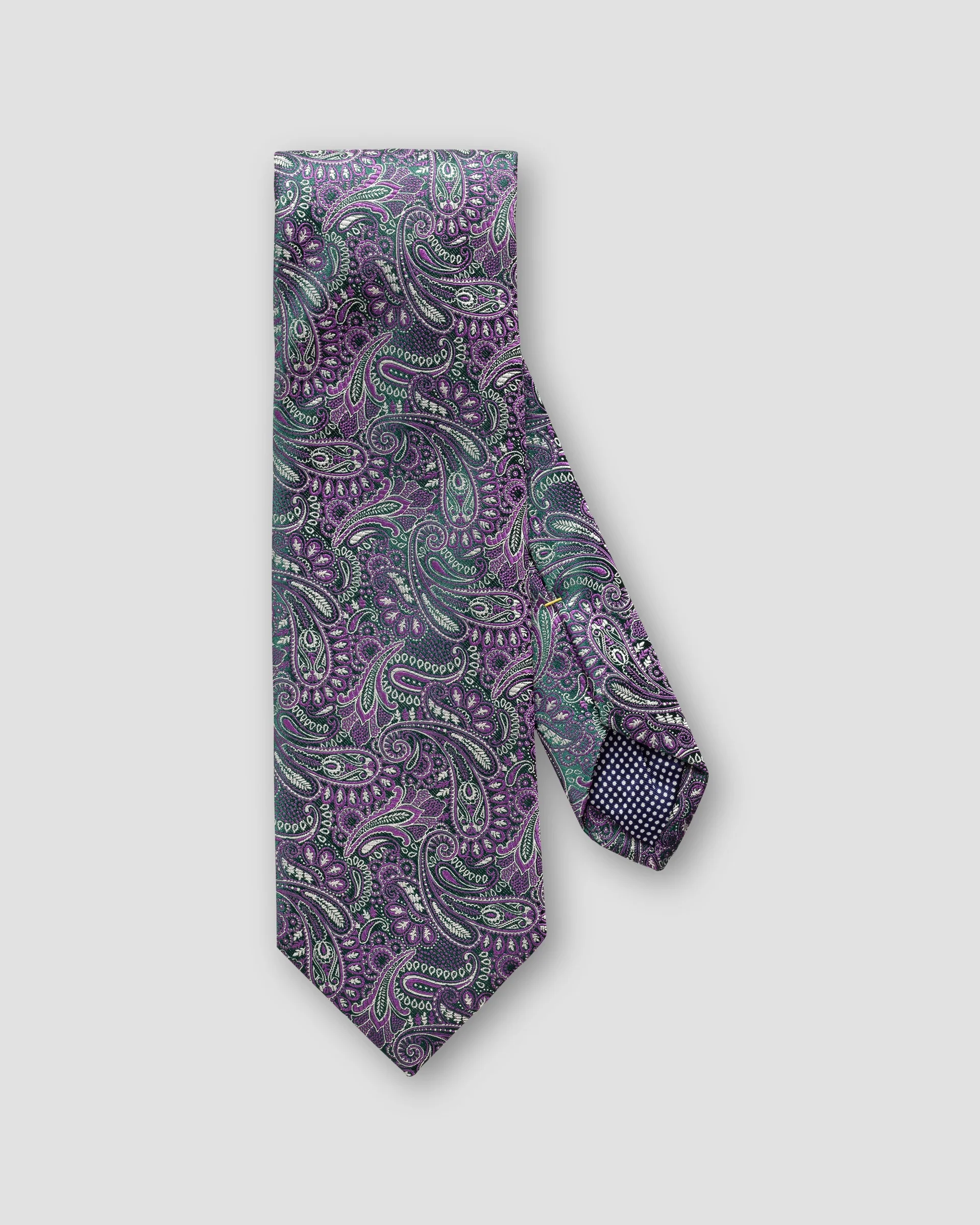 Eton Green And Blue Silk Tie