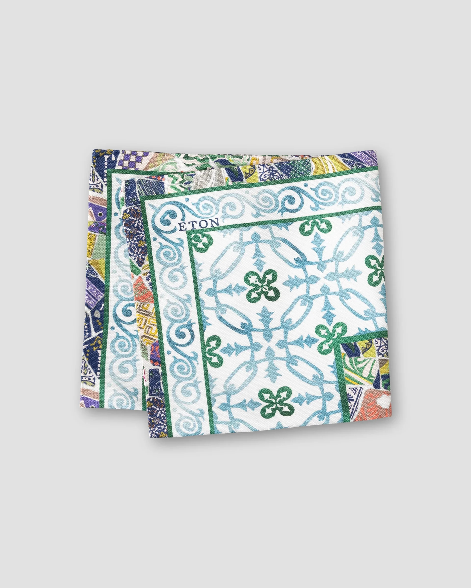 Eton Geometric Pocket Square