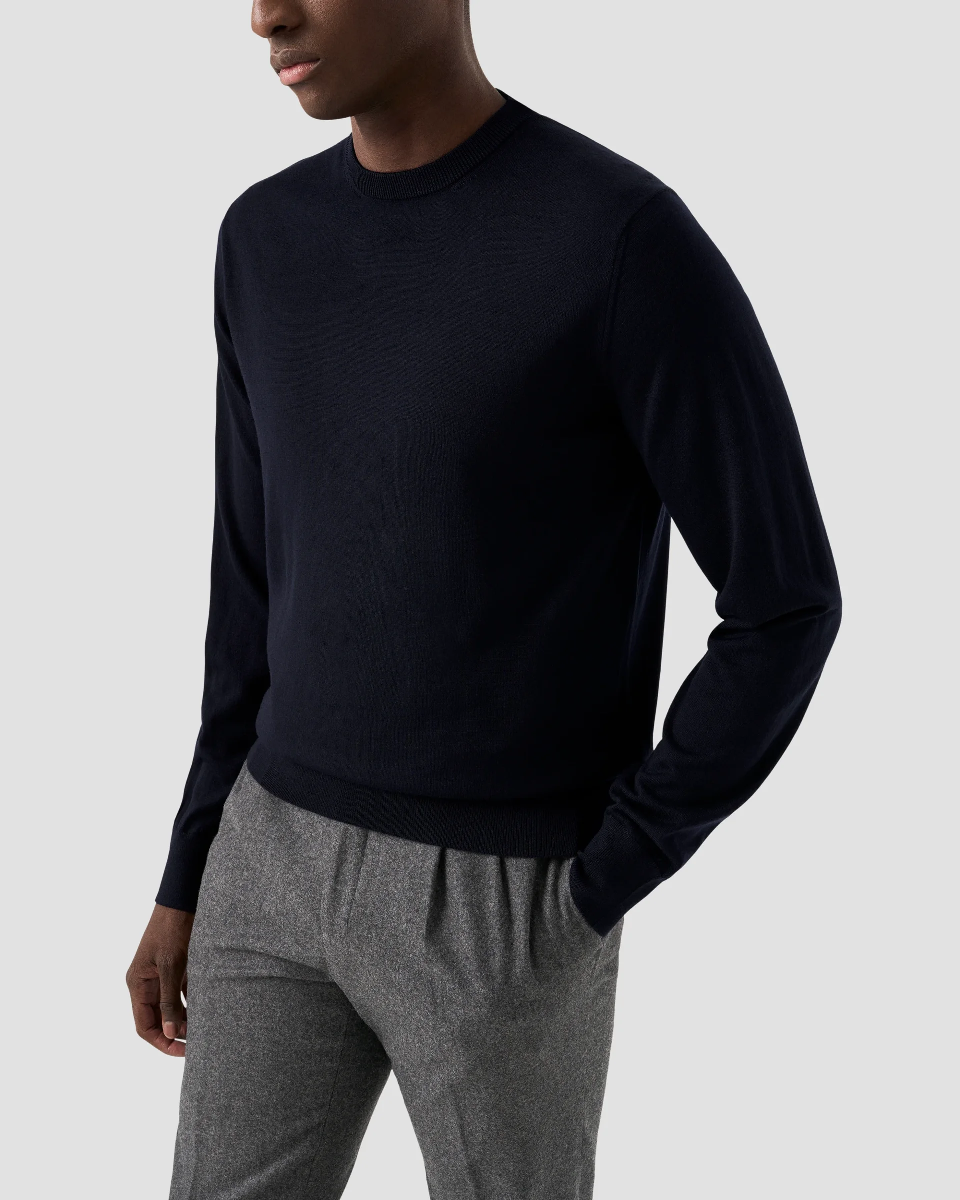 Eton Knit Crew Neck | Regular Fit | Size  XS
