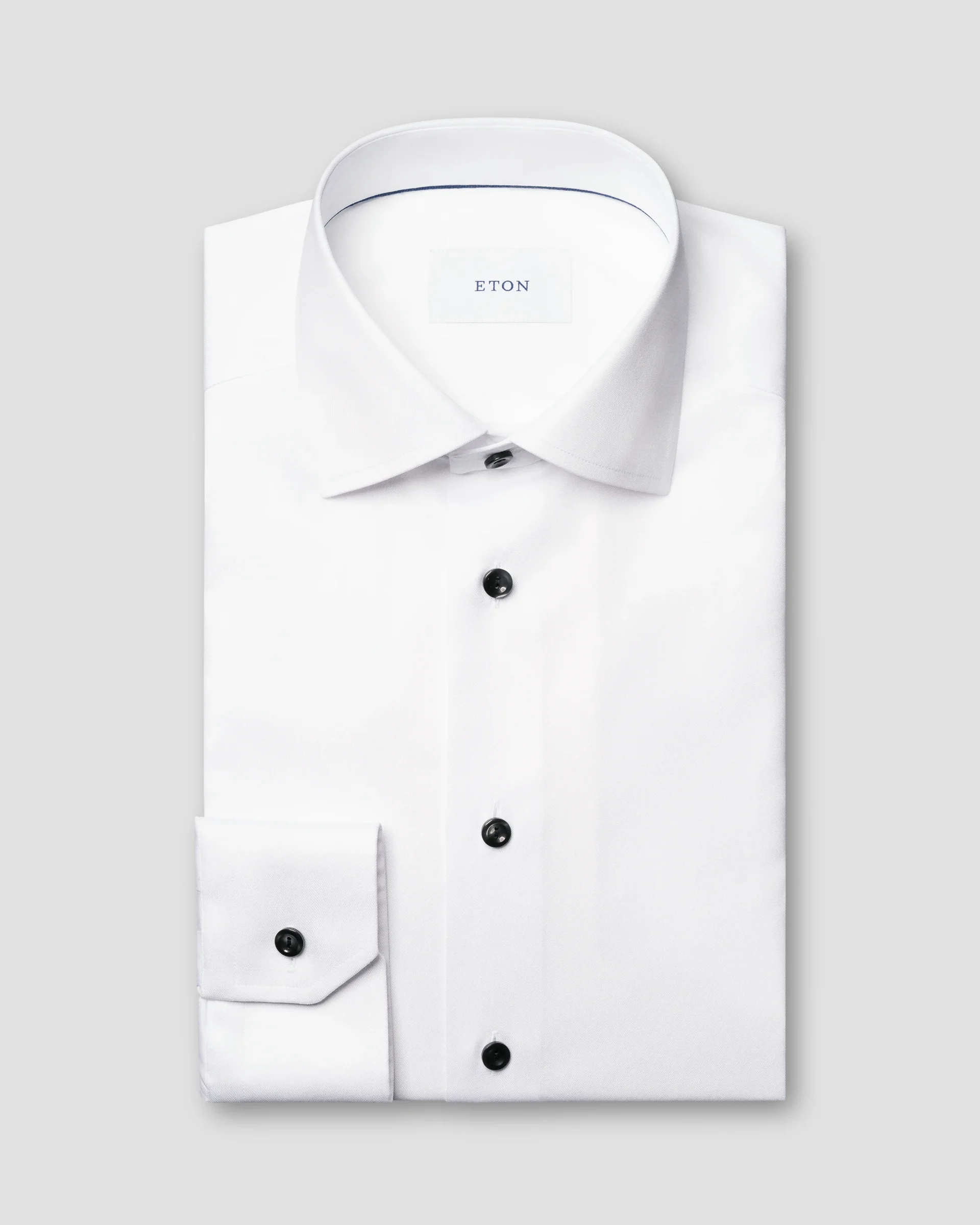 Eton Solid Signature Twill Dress Shirt | Contemporary fit | Size  42