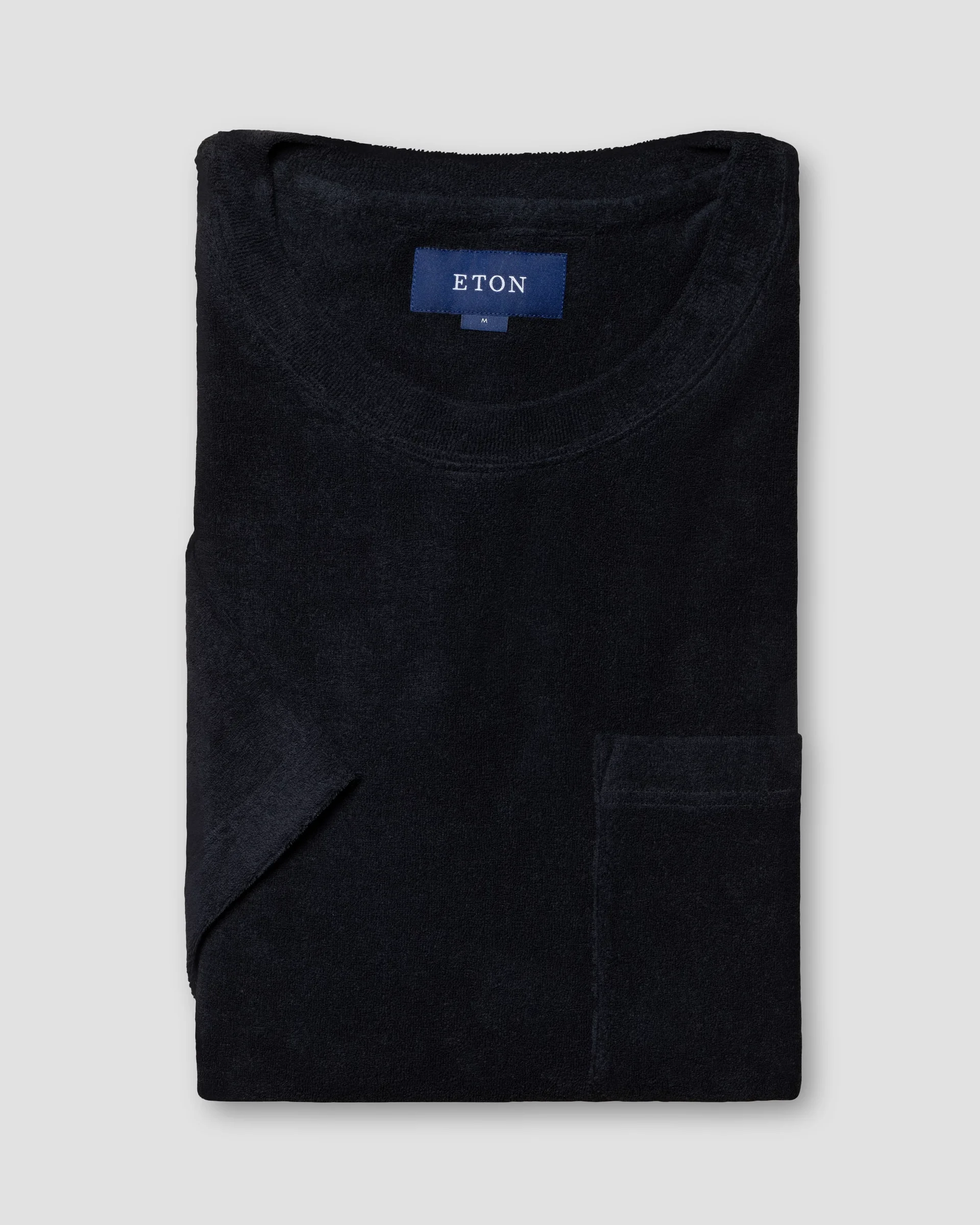 Eton Navy Terry T-Shirt | Size  XL