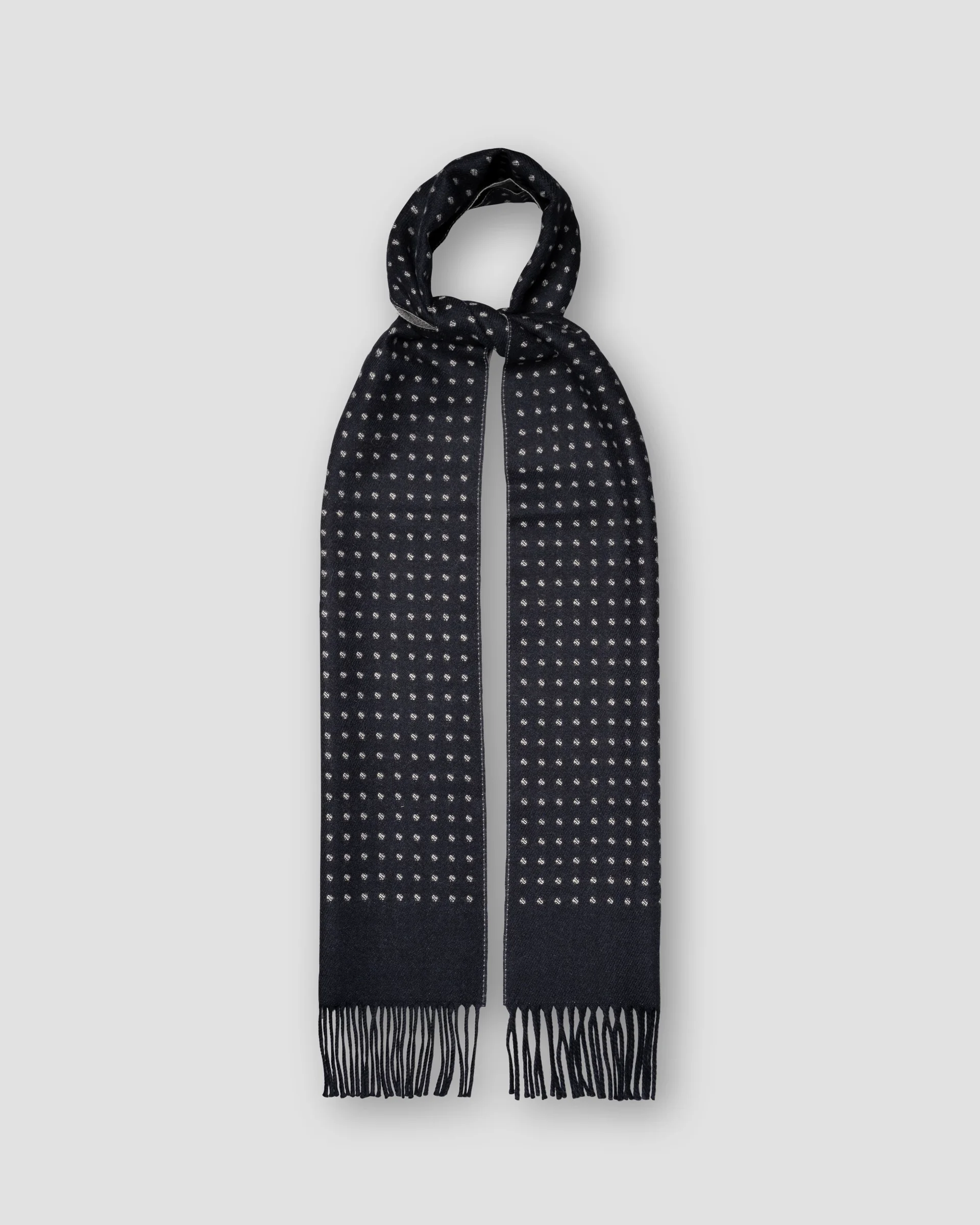 Eton Polka Dot Merino Wool Scarf