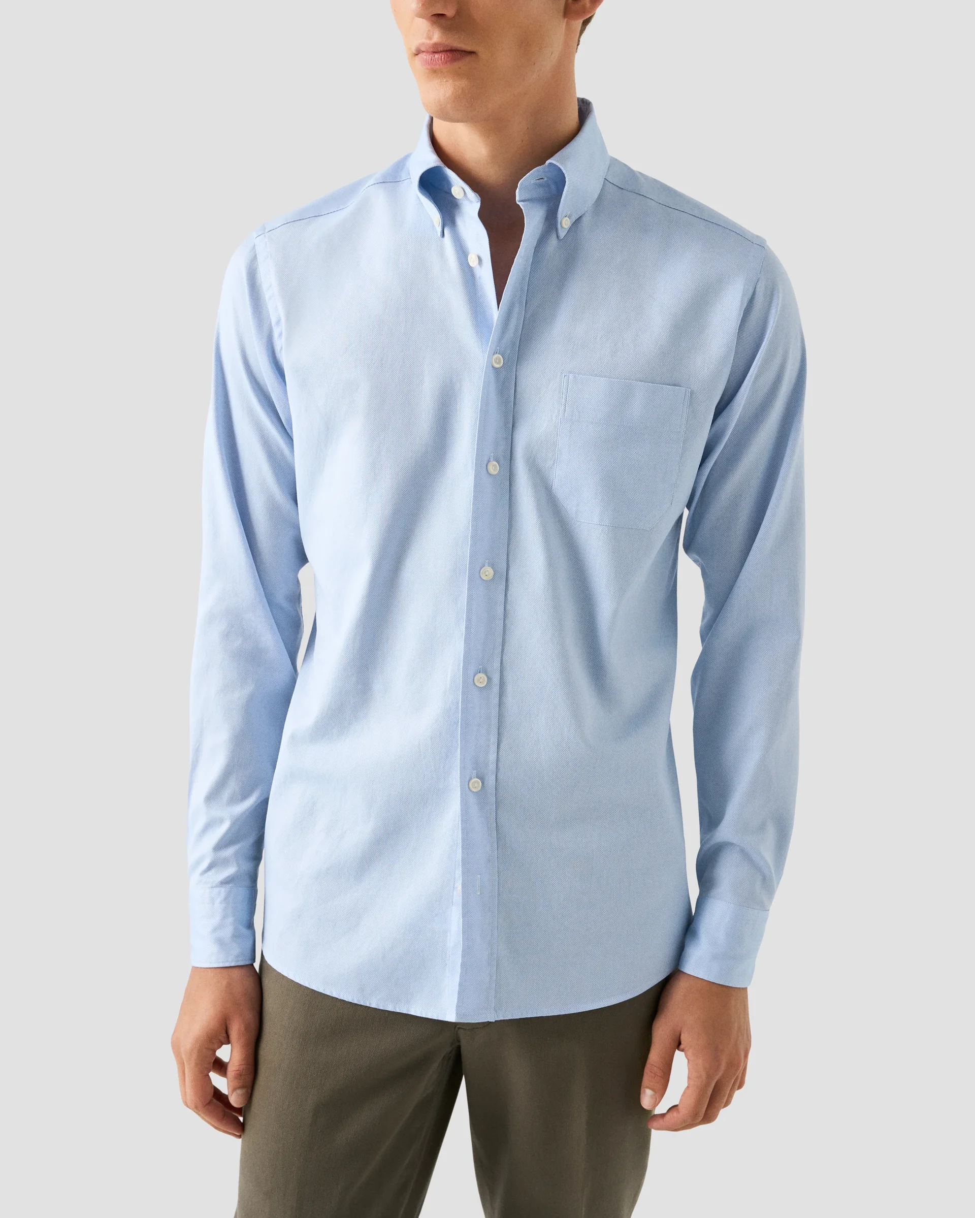 Eton Solid Oxford Shirt | Contemporary fit | Size  42