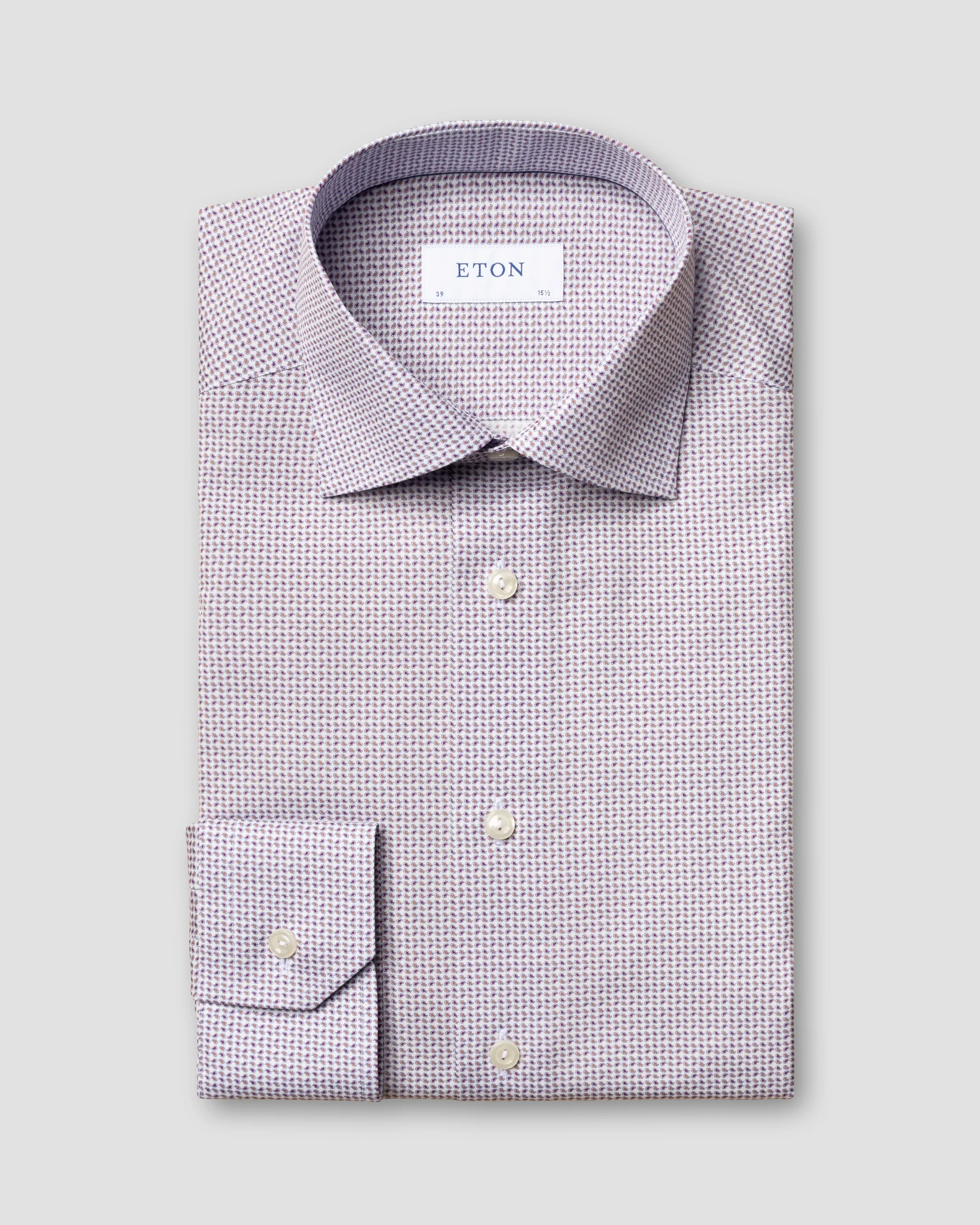 Eton Mini Paisley Poplin Shirt | Contemporary fit | Size  41