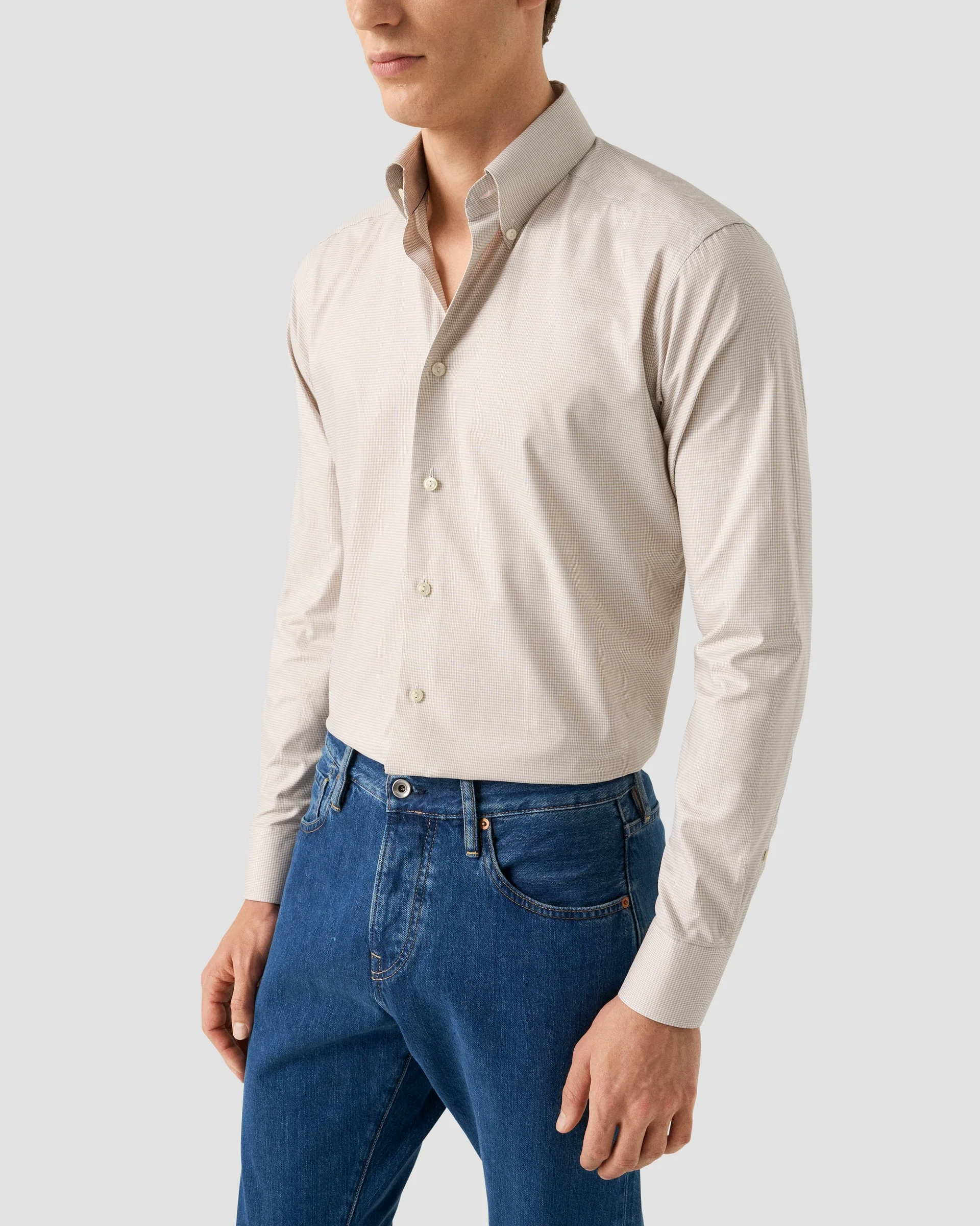 Eton Check Signature Oxford Shirt | Contemporary fit | Size  42