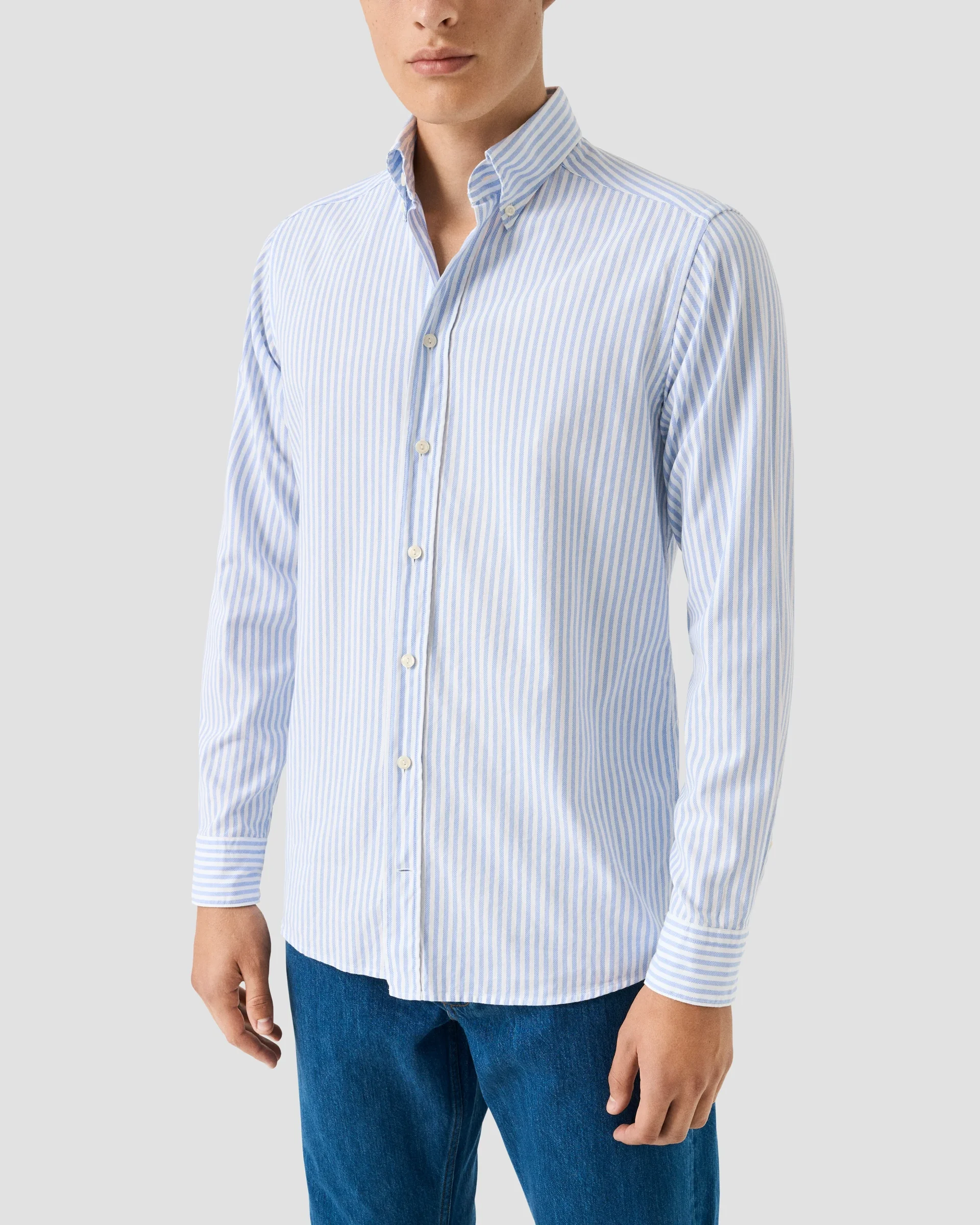 Eton Striped Royal Oxford Shirt | Slim fit | Size  44