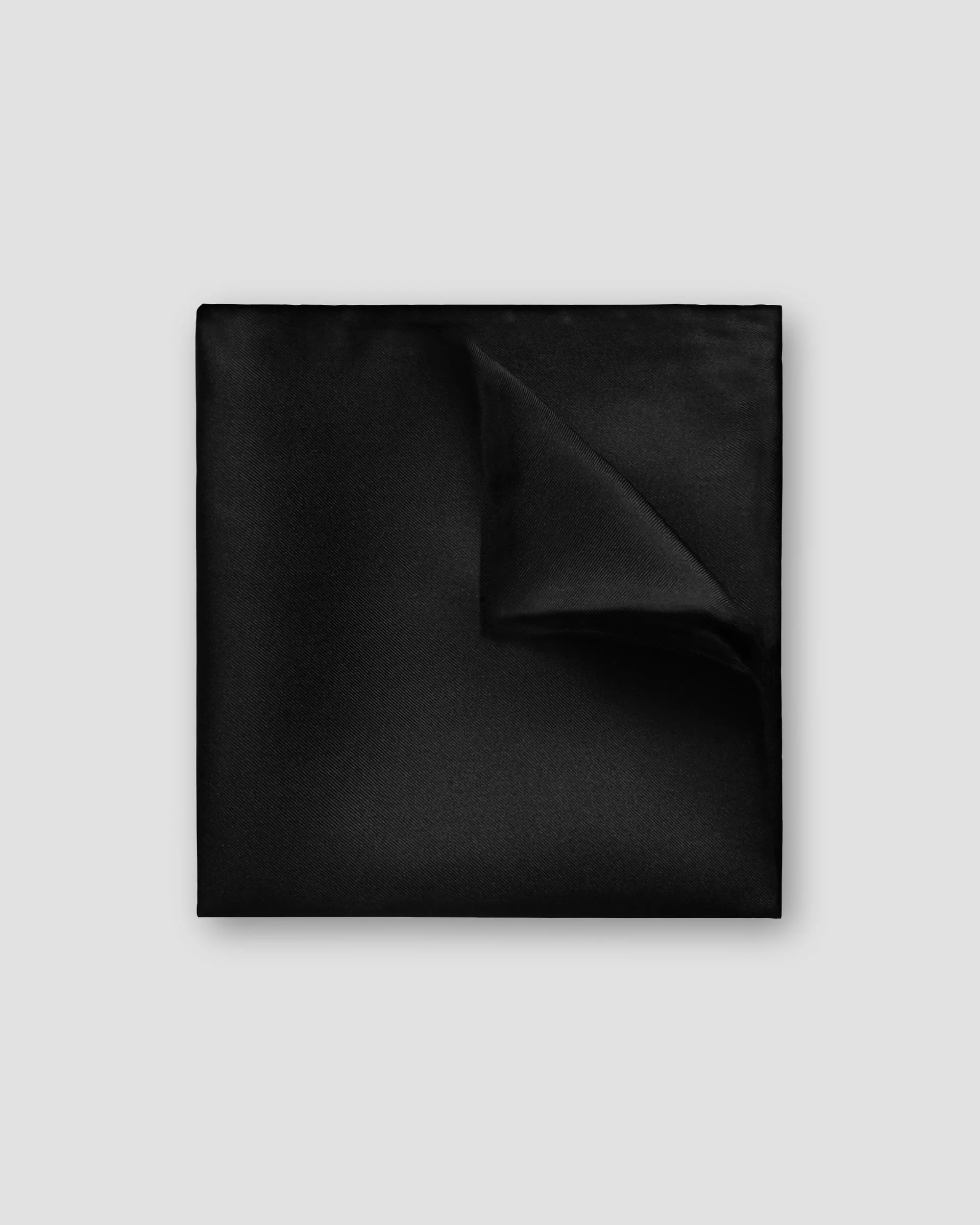 Eton Black Square Pocket Square