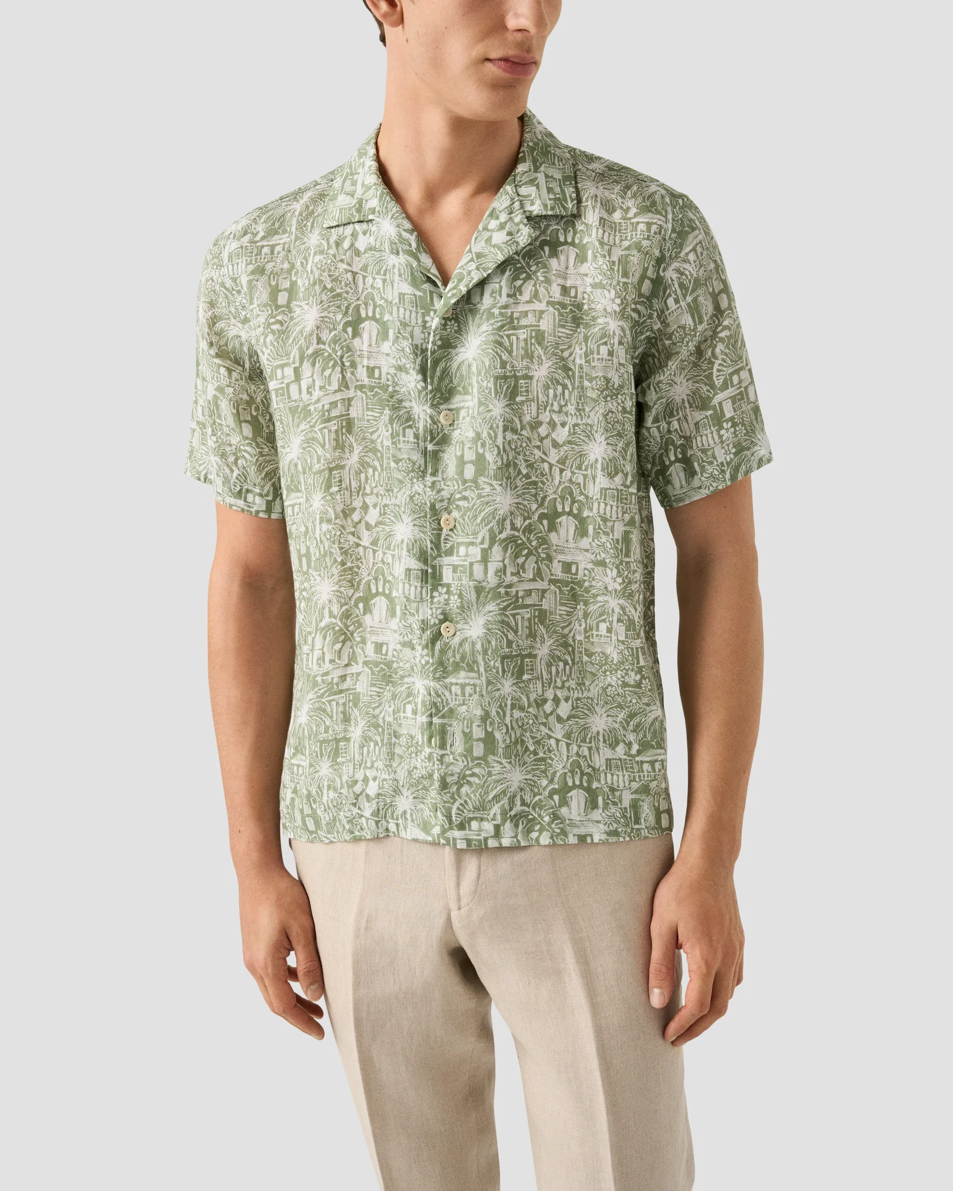 Eton Floral Print Resort Shirt | Relaxed fit | Size  XXL