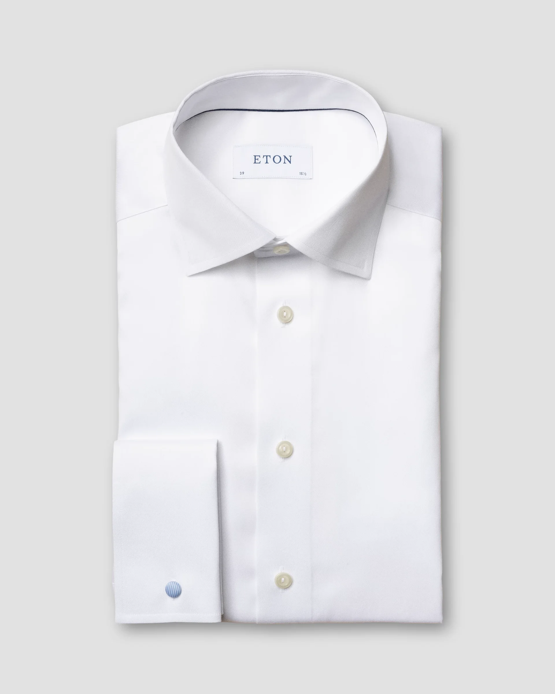Eton White Signature Twill Dress Shirt – French Cuffs | Classic  fit | Size  42