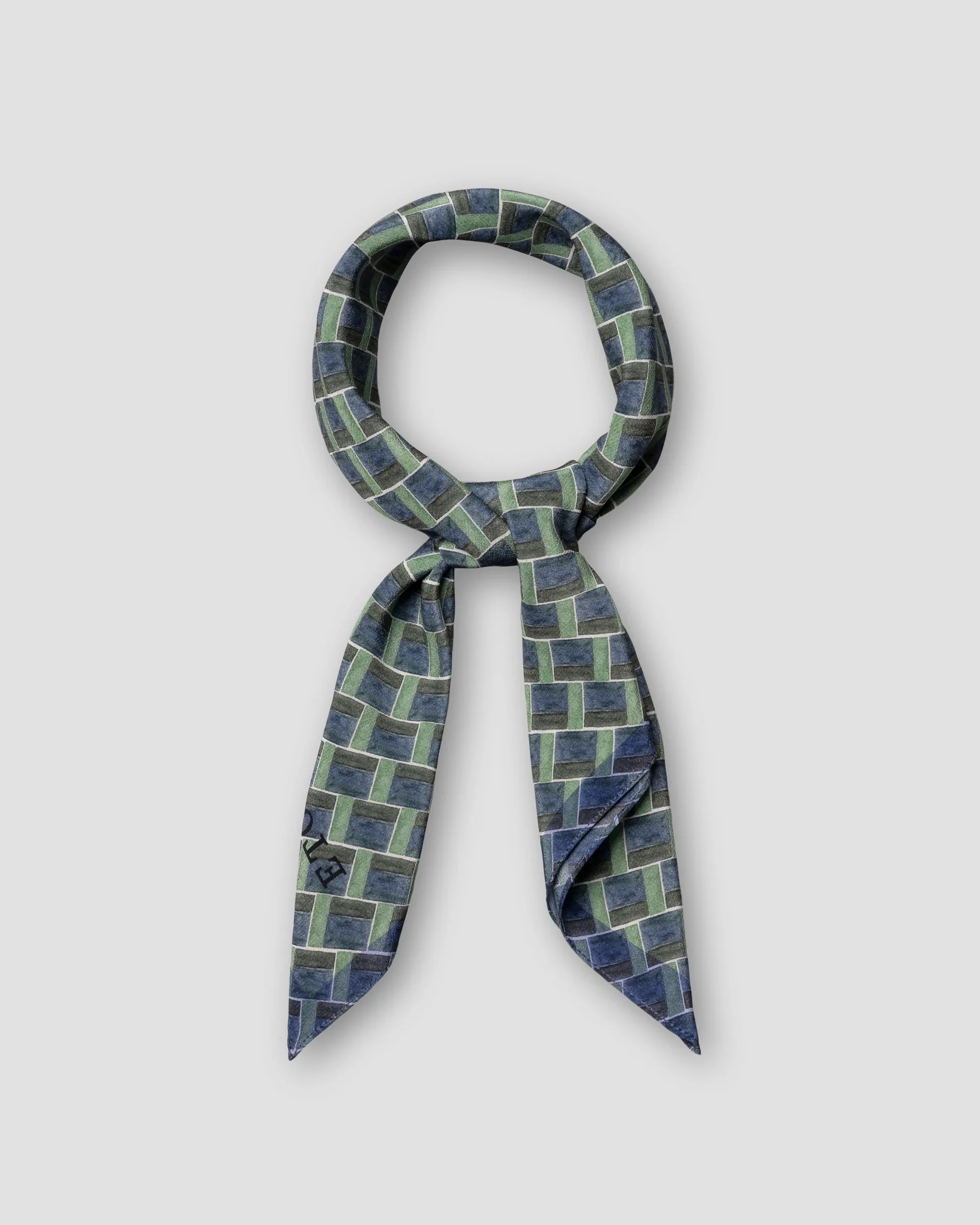 Eton Geometrical Silk Bandana