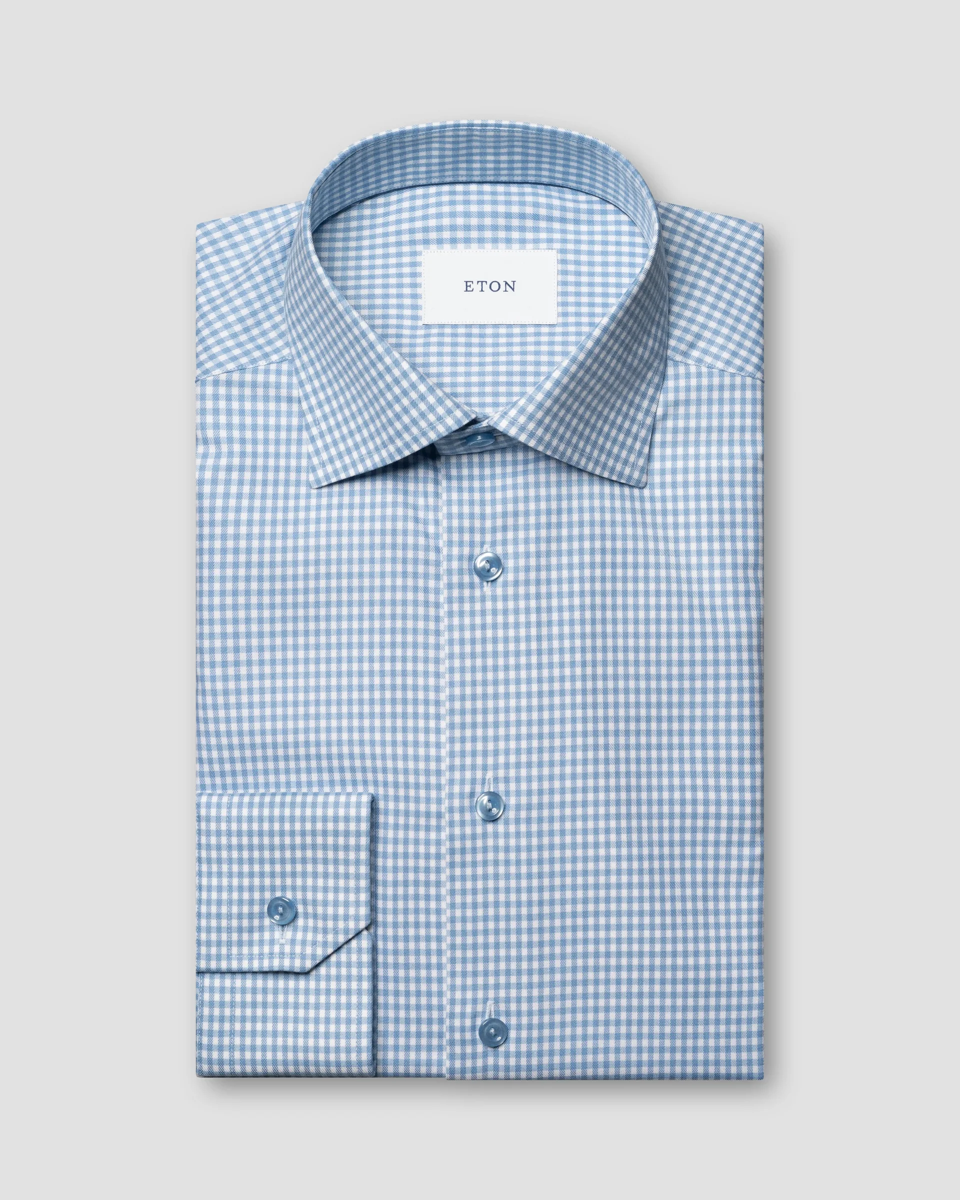 Eton Check Cotton TENCEL™ Lyocell Shirt | Contemporary fit | Size  50