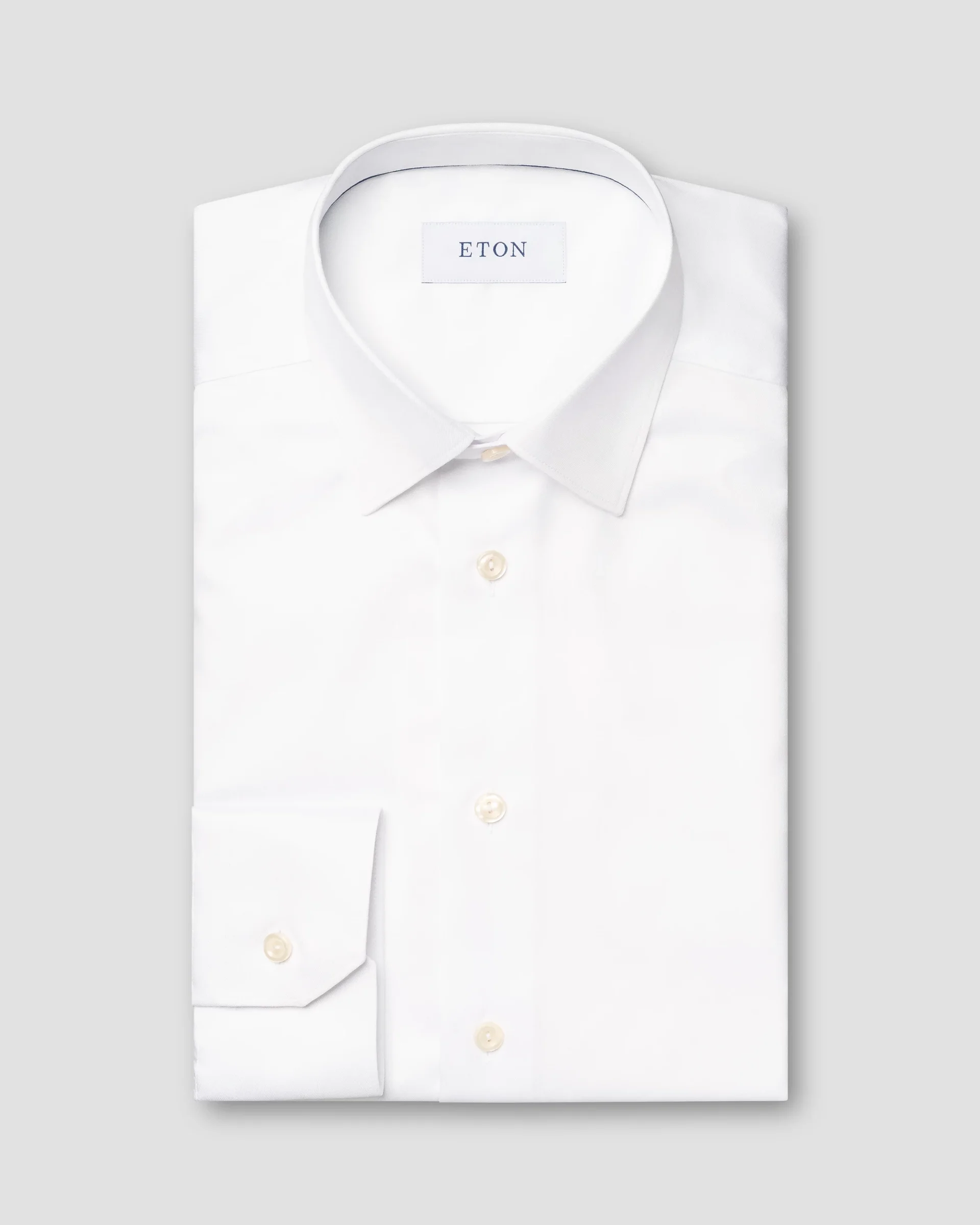 Eton White Signature Twill Dress Shirt - Pointed | Slim fit | Size  38