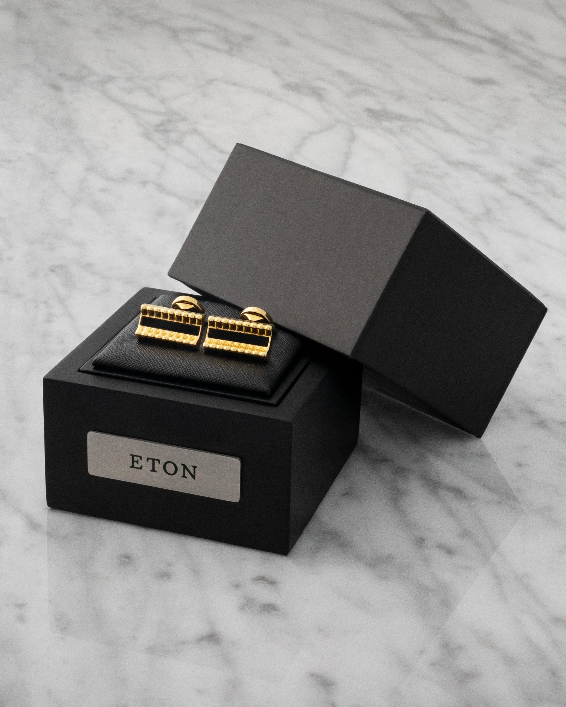 Eton Art Deco Manschettknappar Guldplätering