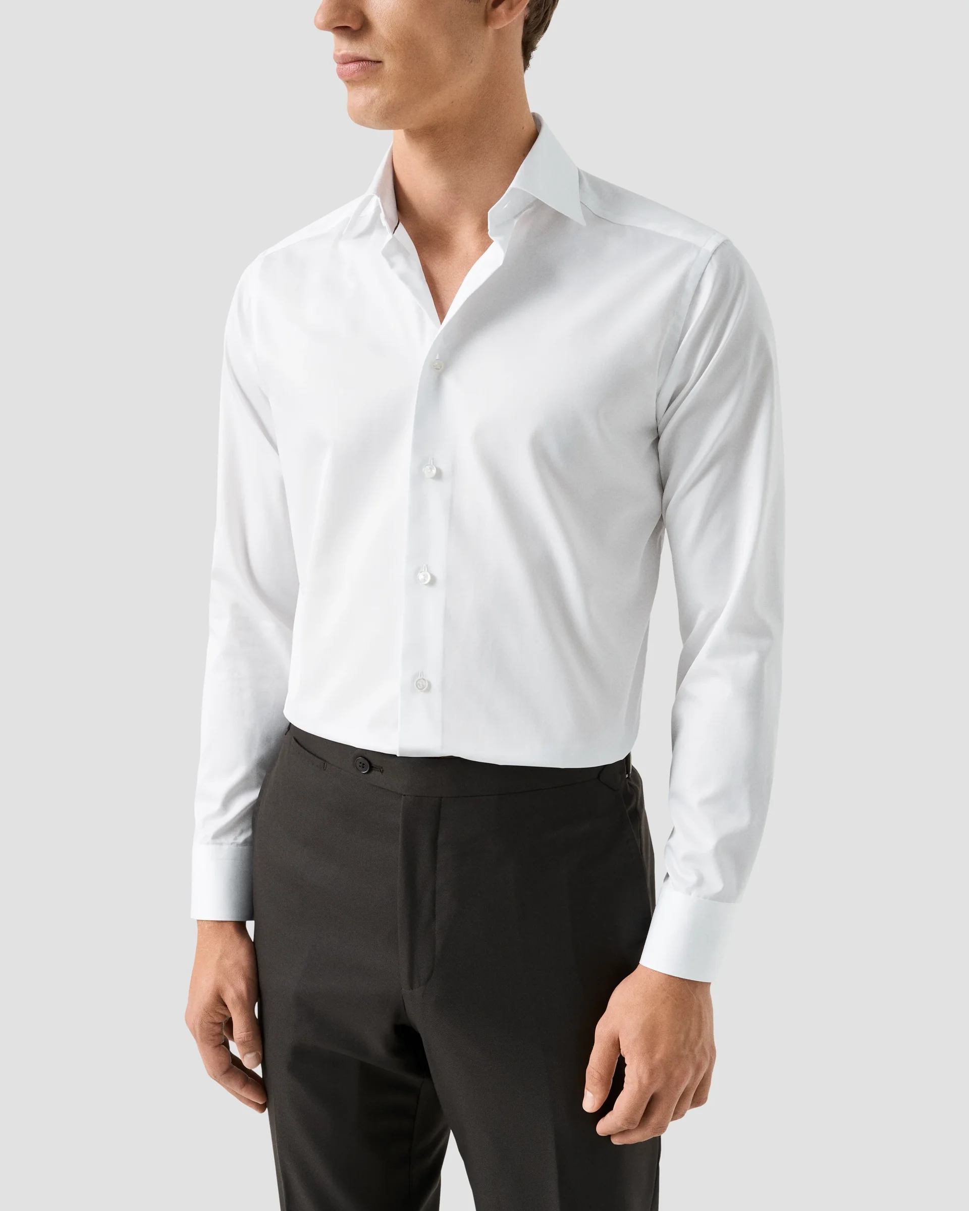 Eton Solid Elevated Twill Shirt | Contemporary fit | Size  47
