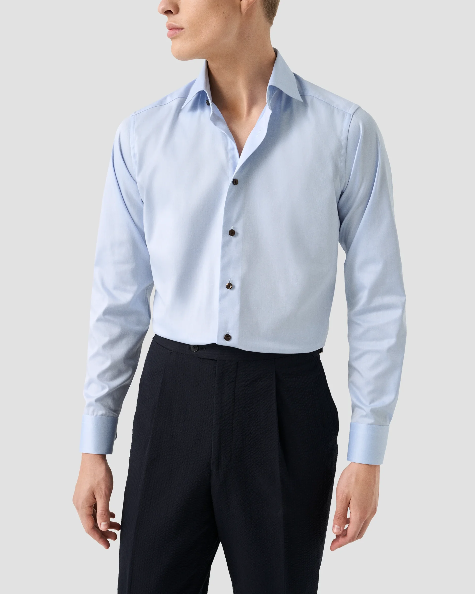 Eton Enfärgad Skjorta Signature Twill | Contemporary fit | Storlek  42