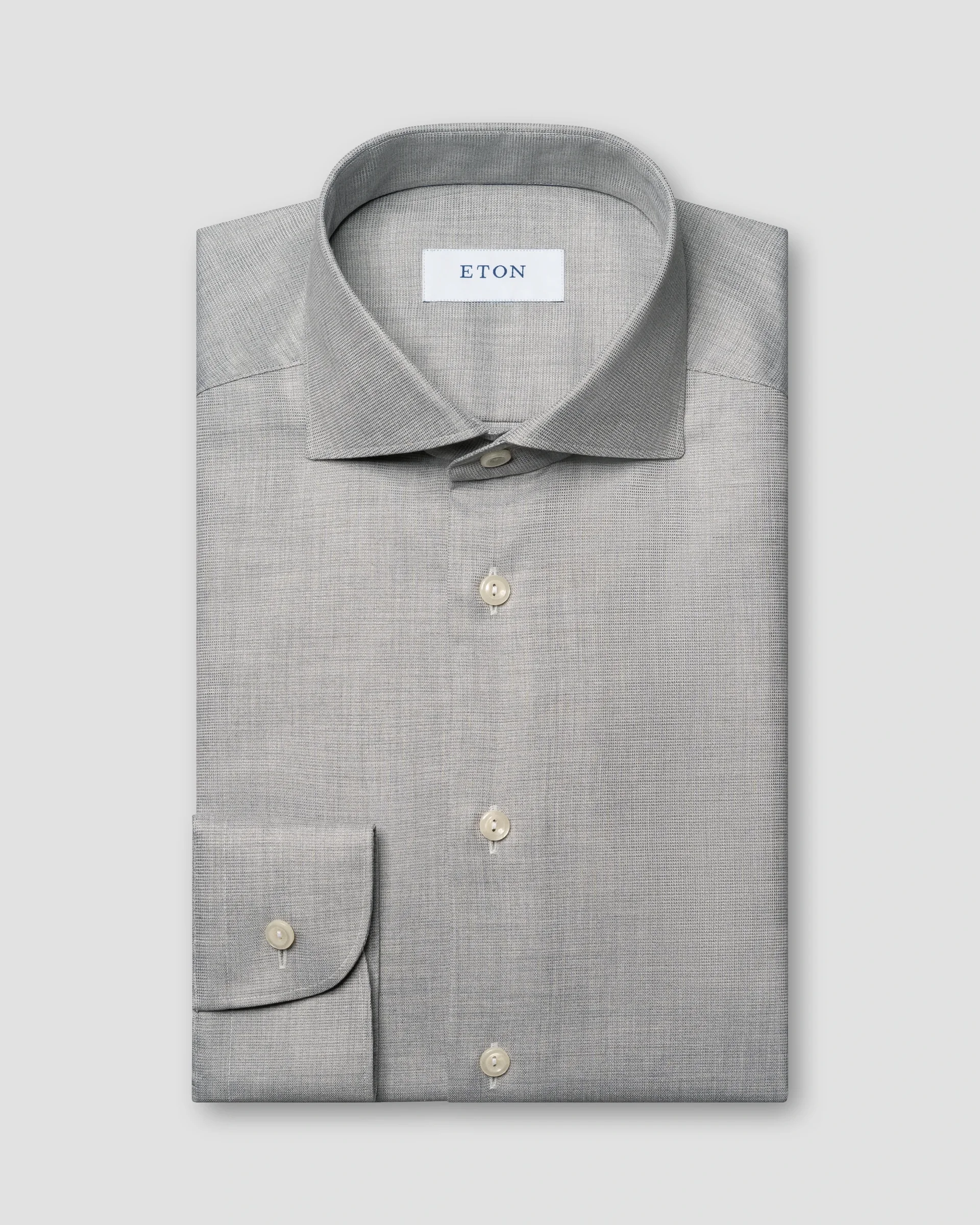 Eton Light Grey Twill | Slim fit | Size  39