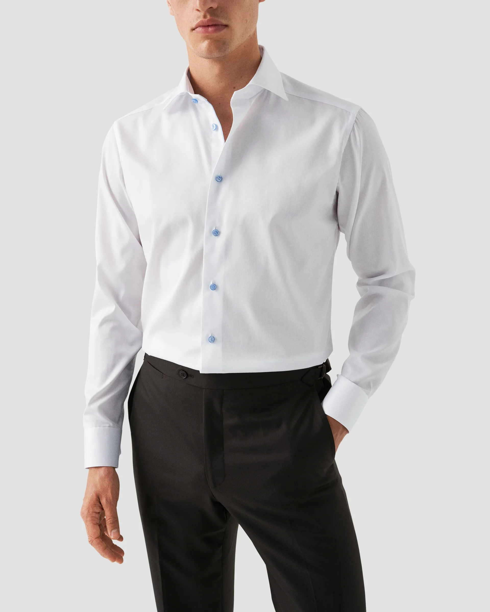 Eton Solid Signature Twill Dress Shirt | Slim fit | Size  37