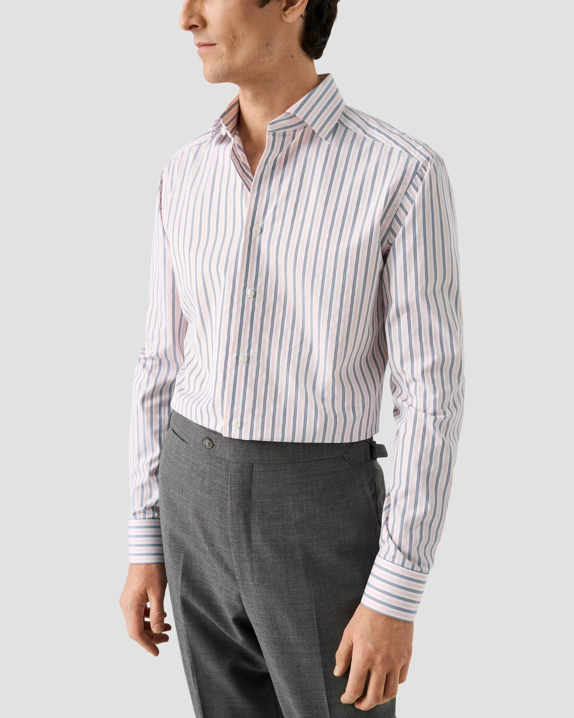 Eton Striped Supima 120 Shirt | Contemporary fit | Size  38