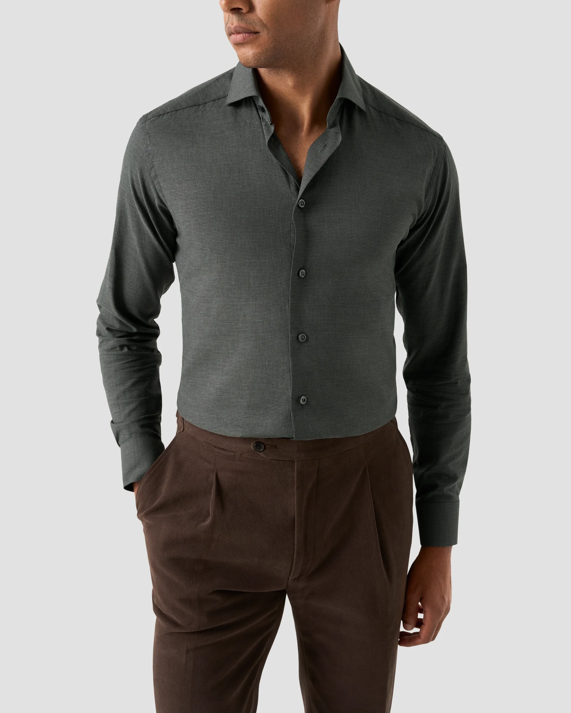 Eton Lightweight Twill Dress Shirt | Slim fit | Size  40