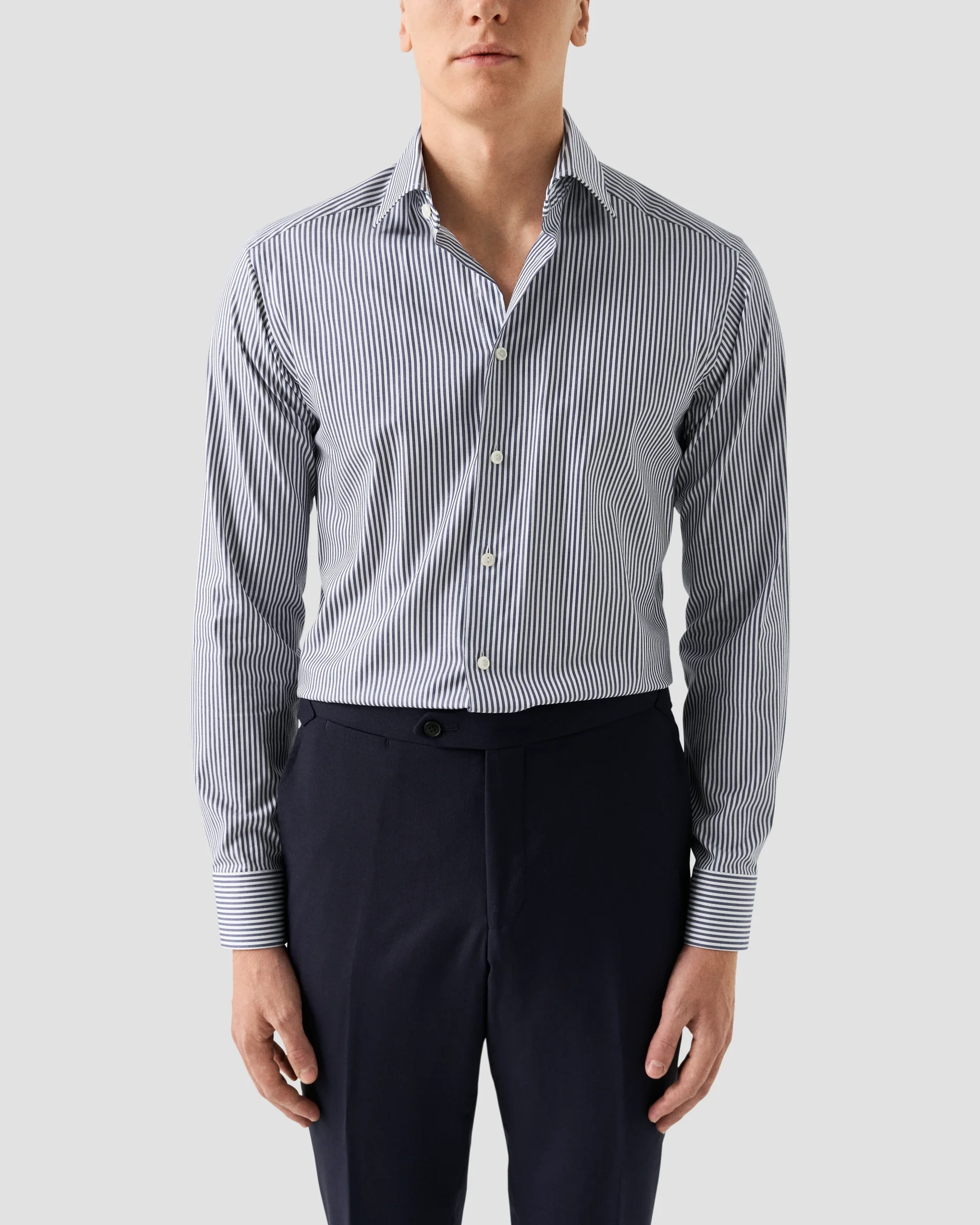 Eton Striped Cotton TENCEL™ Lyocell Shirt | Contemporary fit | Size  44