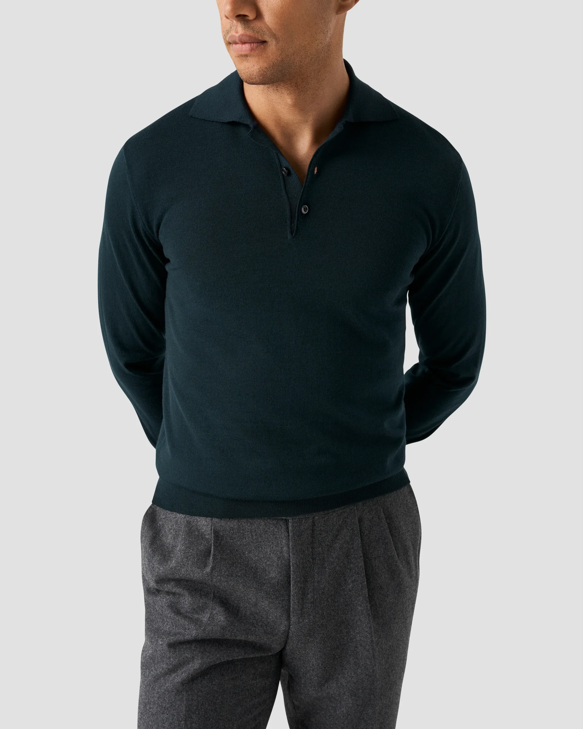 Eton Fine Knit Merino Polo | Regular Fit | Size  XL