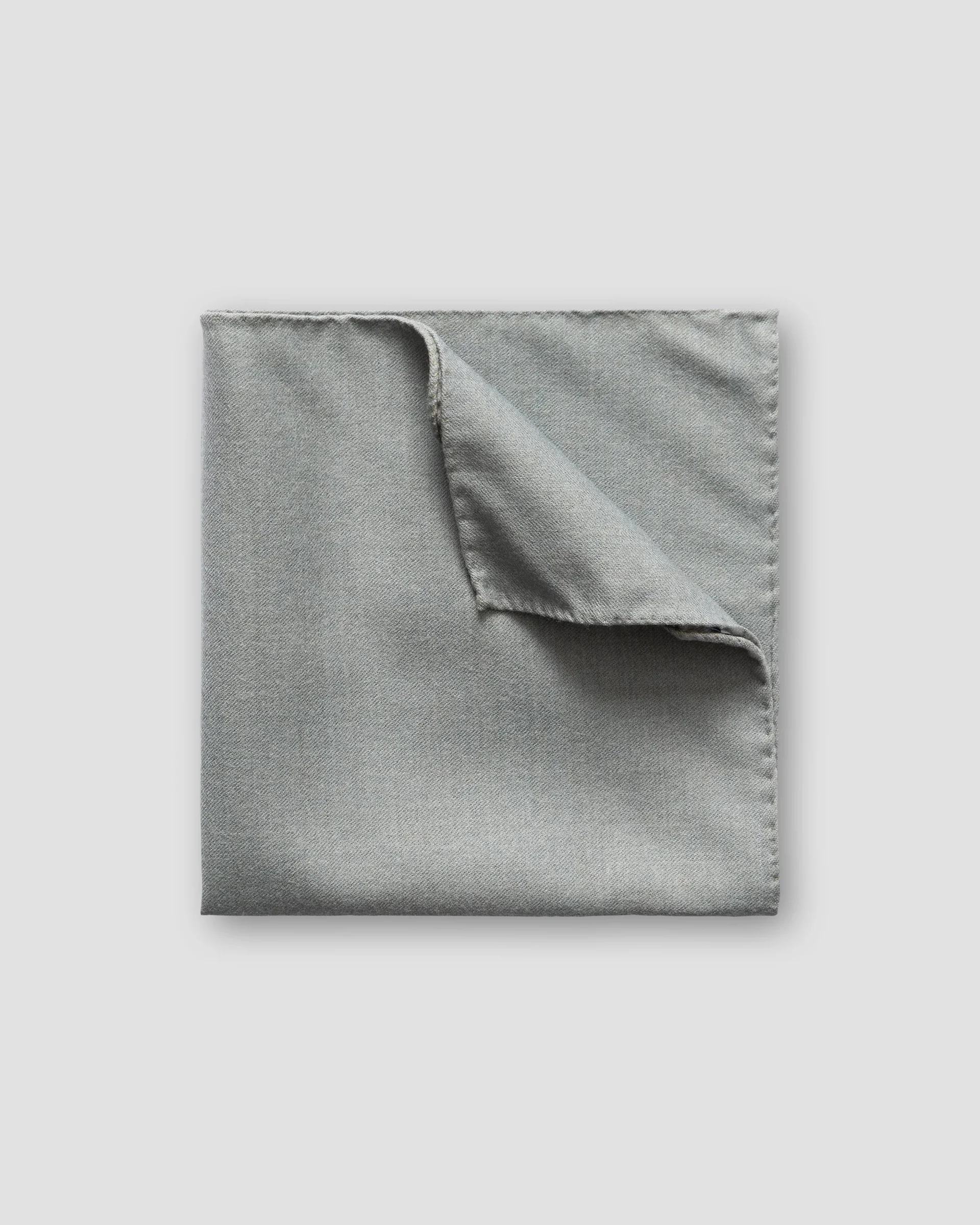 Eton Grey Wool Pocket Square