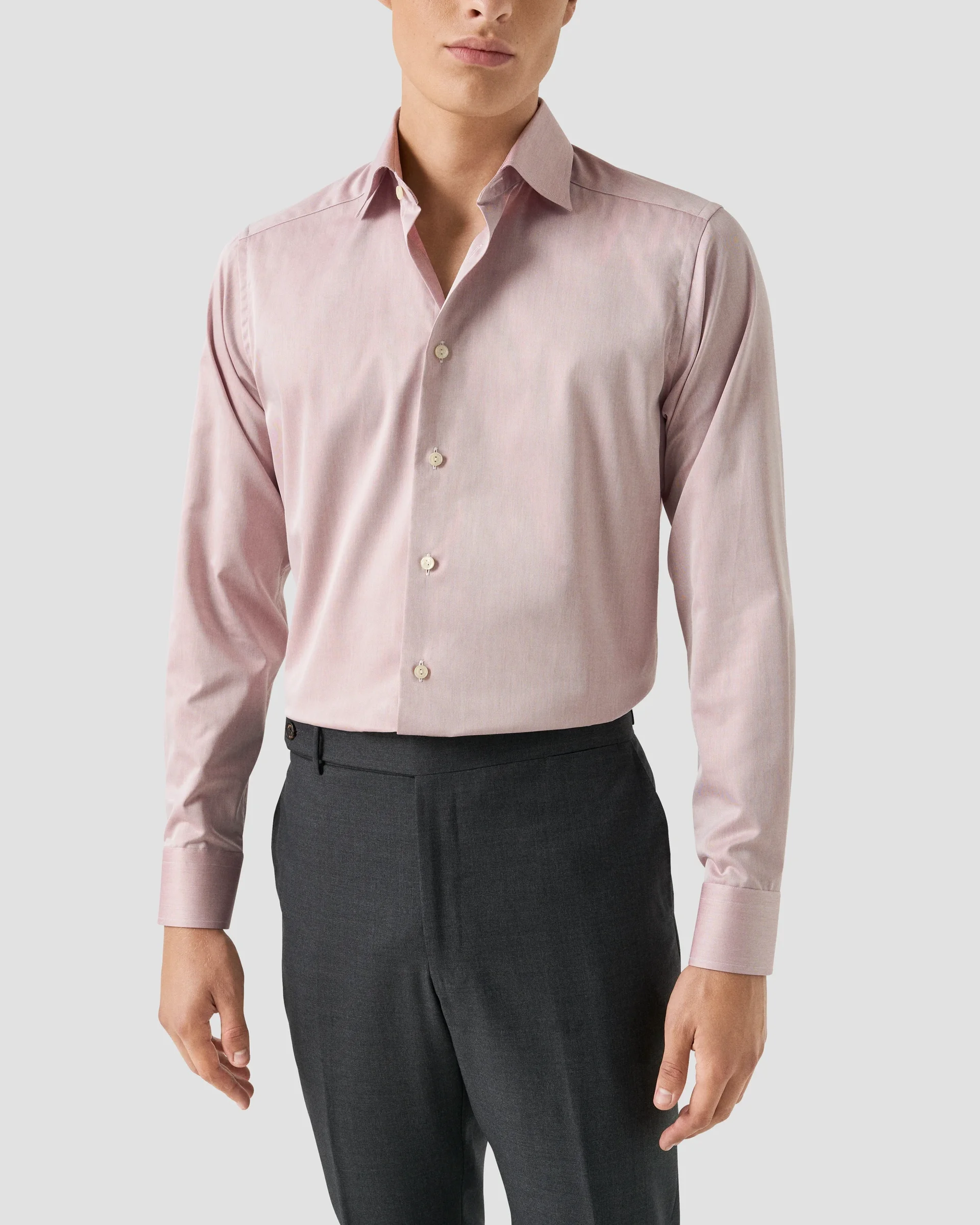 Eton Solid Signature Twill Dress Shirt | Contemporary fit | Size  40