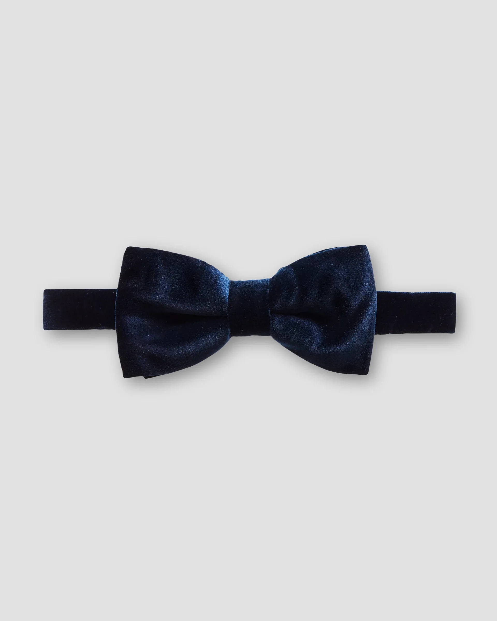 Eton Dark Blue Velvet Bow Tie – Ready Tied