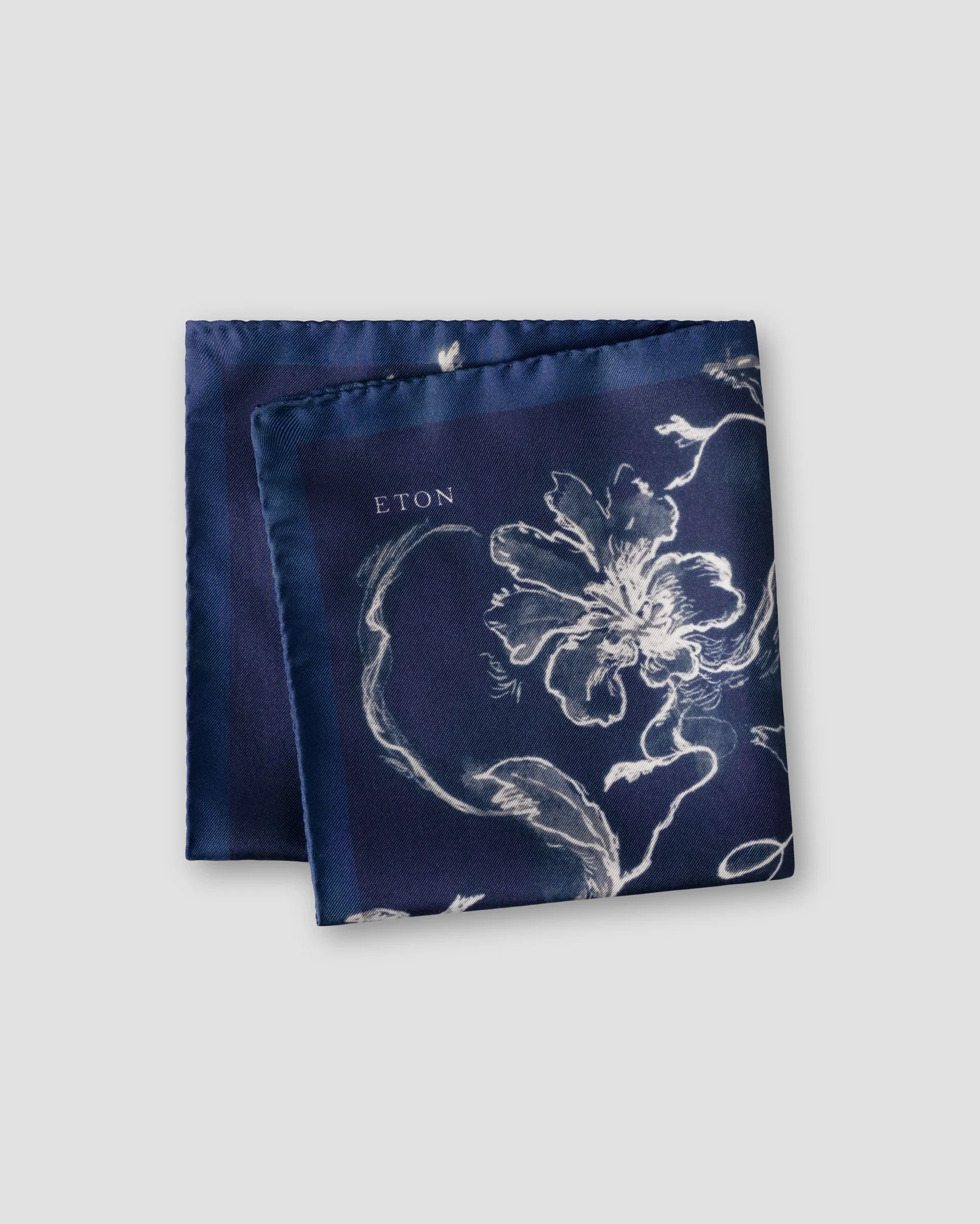 Eton Floral Silk Pocket Square