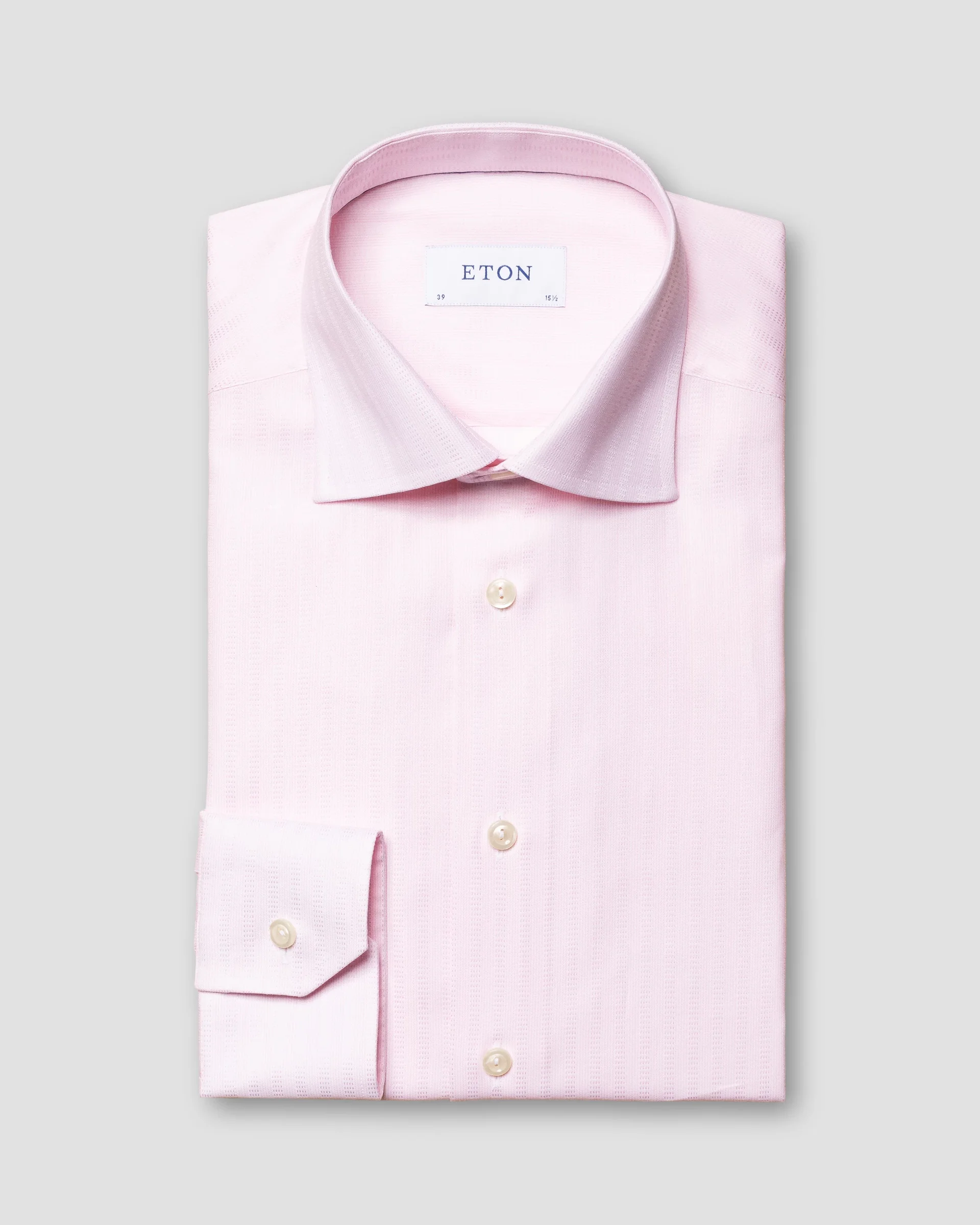 Eton Pink Striped Signature Twill Dress Shirt | Contemporary fit | Size  43