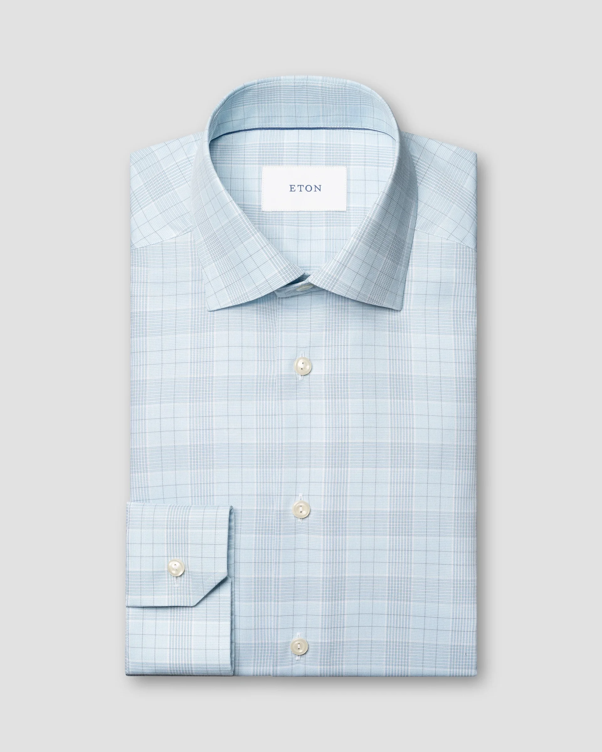 Eton Check Twill Dress Shirt | Slim fit | Size  39