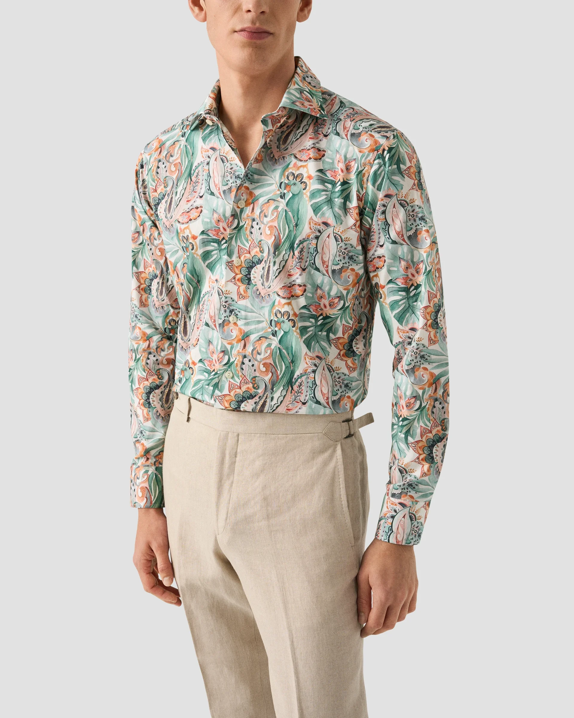 Eton Motif Signature Twill Dress Shirt | Slim fit | Size  43