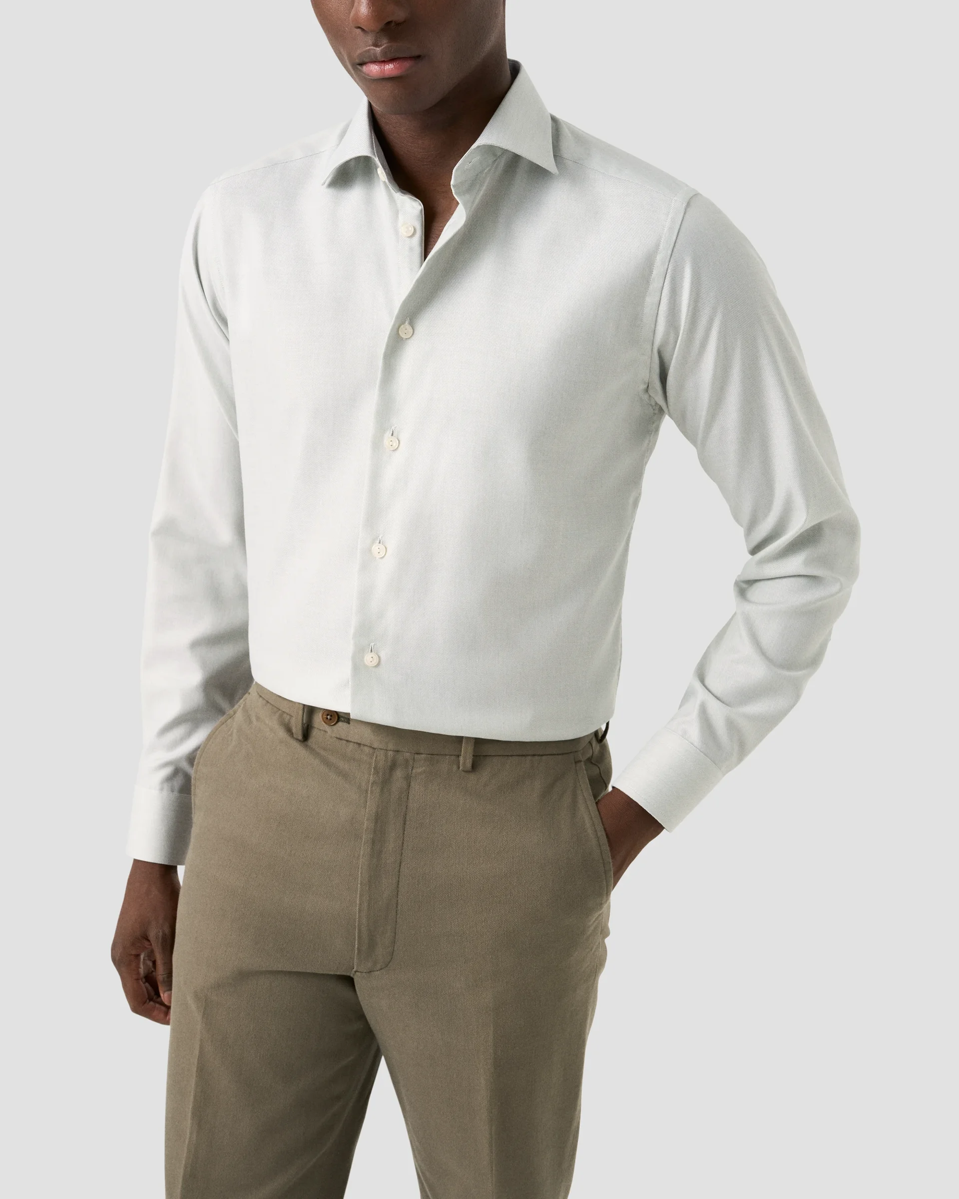 Eton Melange Fine Twill Shirt | Slim fit | Size  39