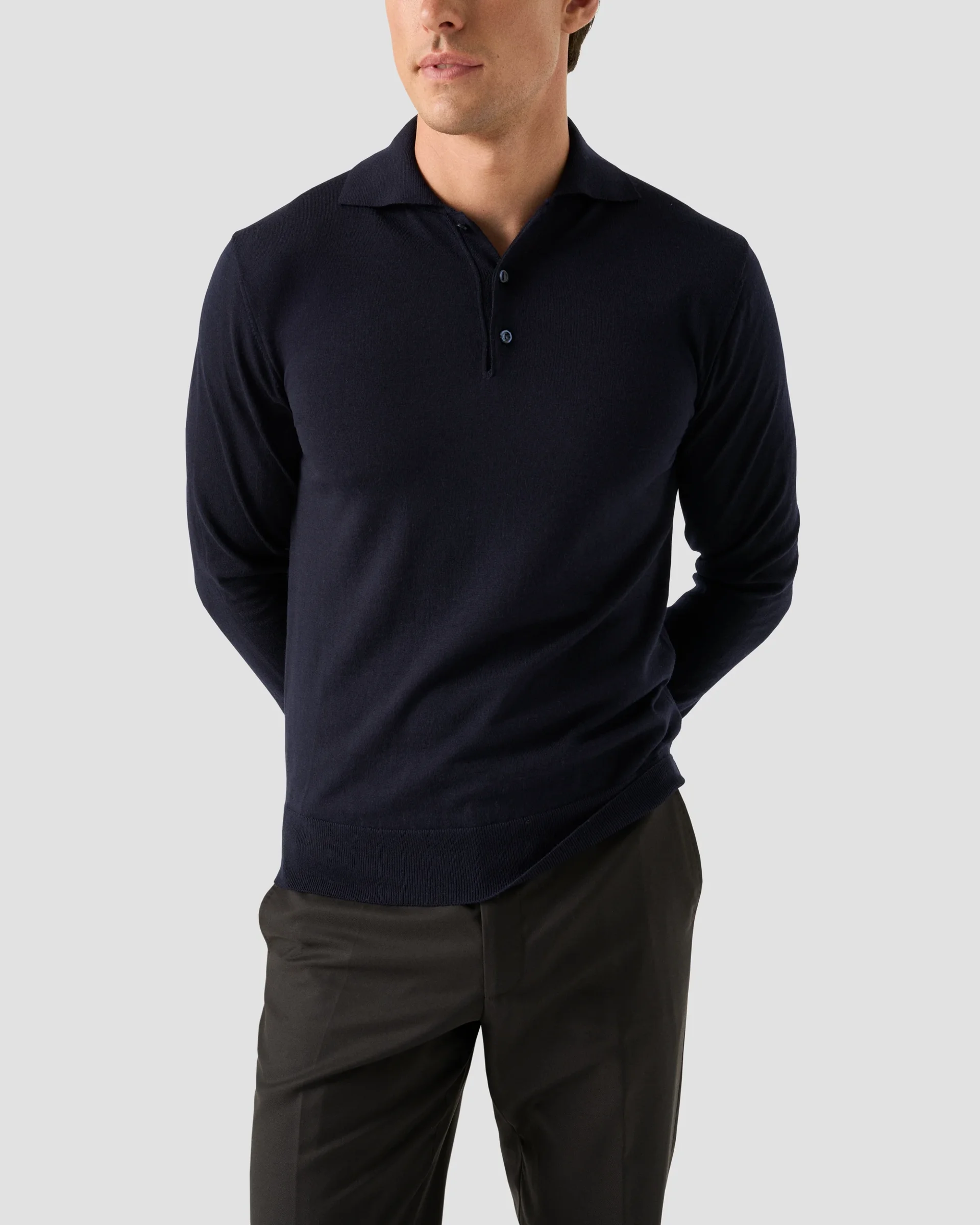 Eton Fine Knit Merino Polo | Regular Fit | Size  S