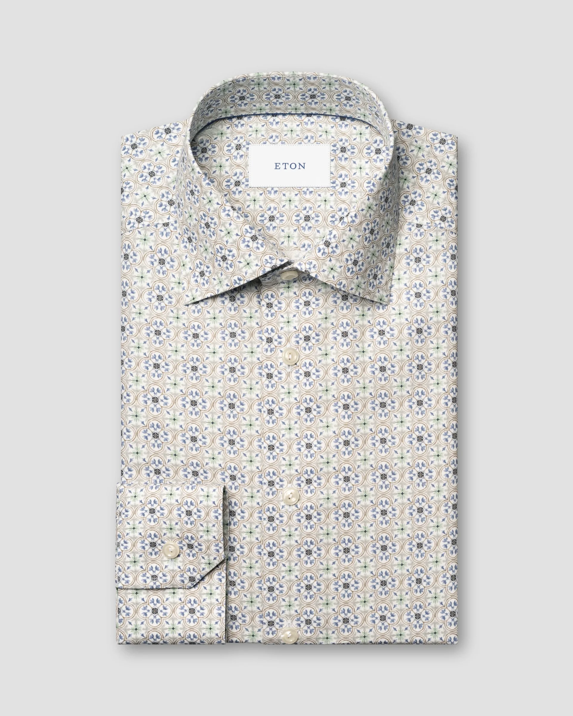 Eton Motif Cotton & TENCEL™ Lyocell Shirt | Slim fit | Size  39