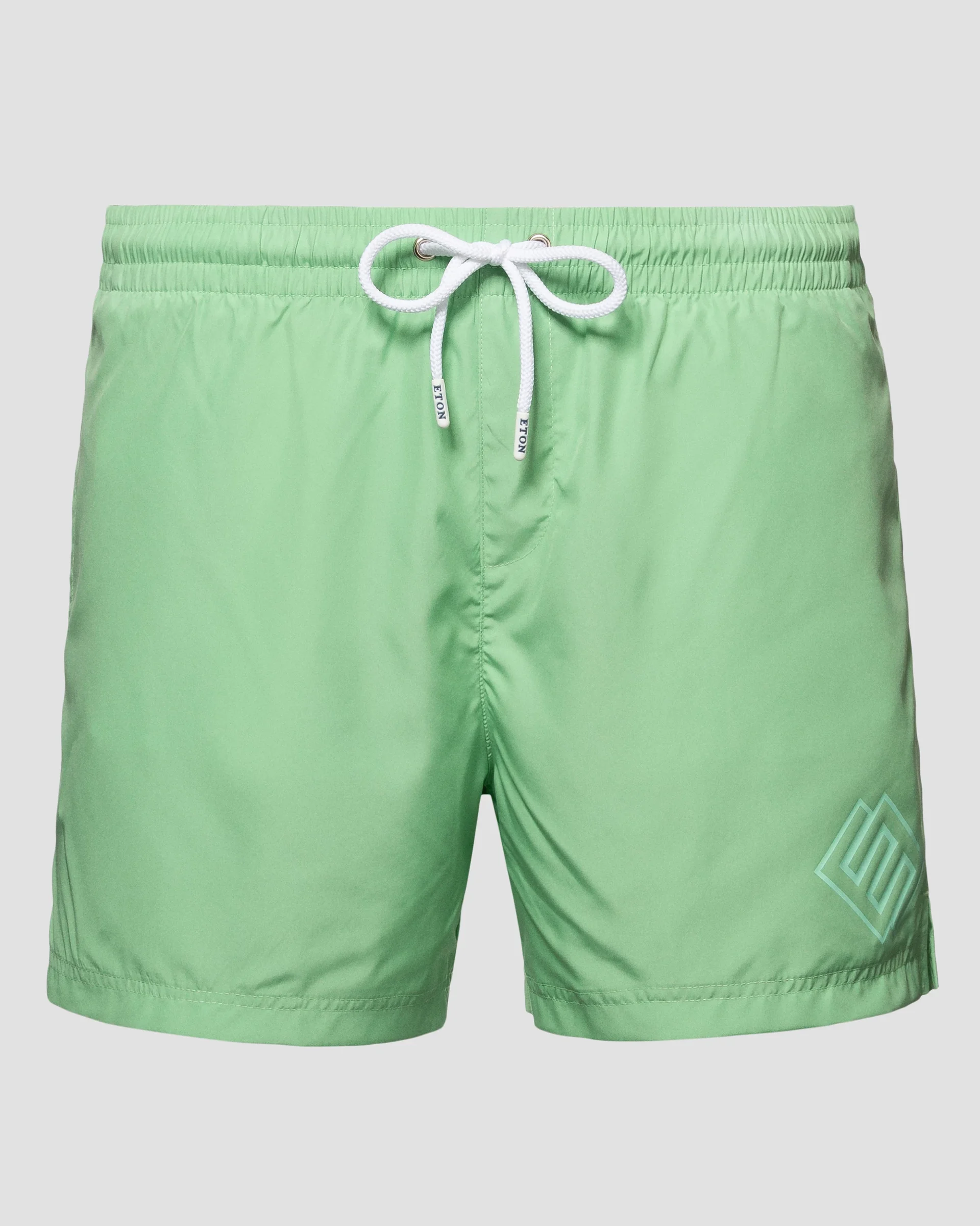 Eton Short De Bain Vert – Imprimé Logo Double-E