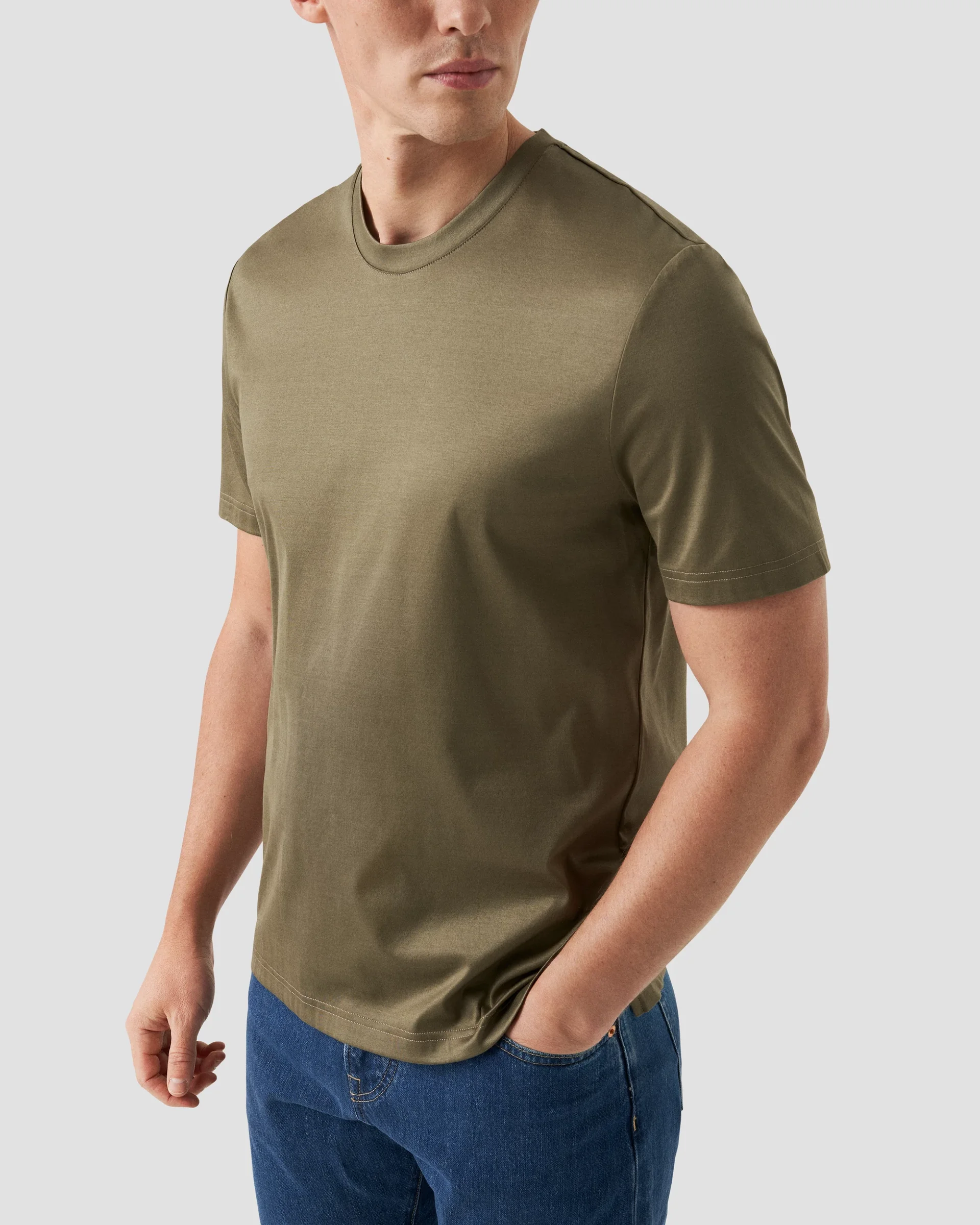 Eton Solid Filo Di Scozia T-shirt | Size  S